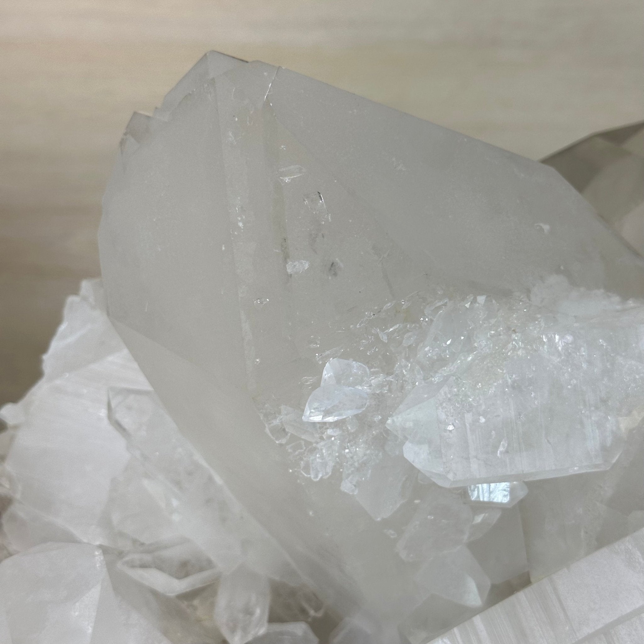 Large Extra Quality Clear Quartz Cluster 154.4 lbs & 22" Long 5494 - 0014 - Brazil GemsBrazil GemsLarge Extra Quality Clear Quartz Cluster 154.4 lbs & 22" Long 5494 - 0014Clusters With Natural Bases5494 - 0014