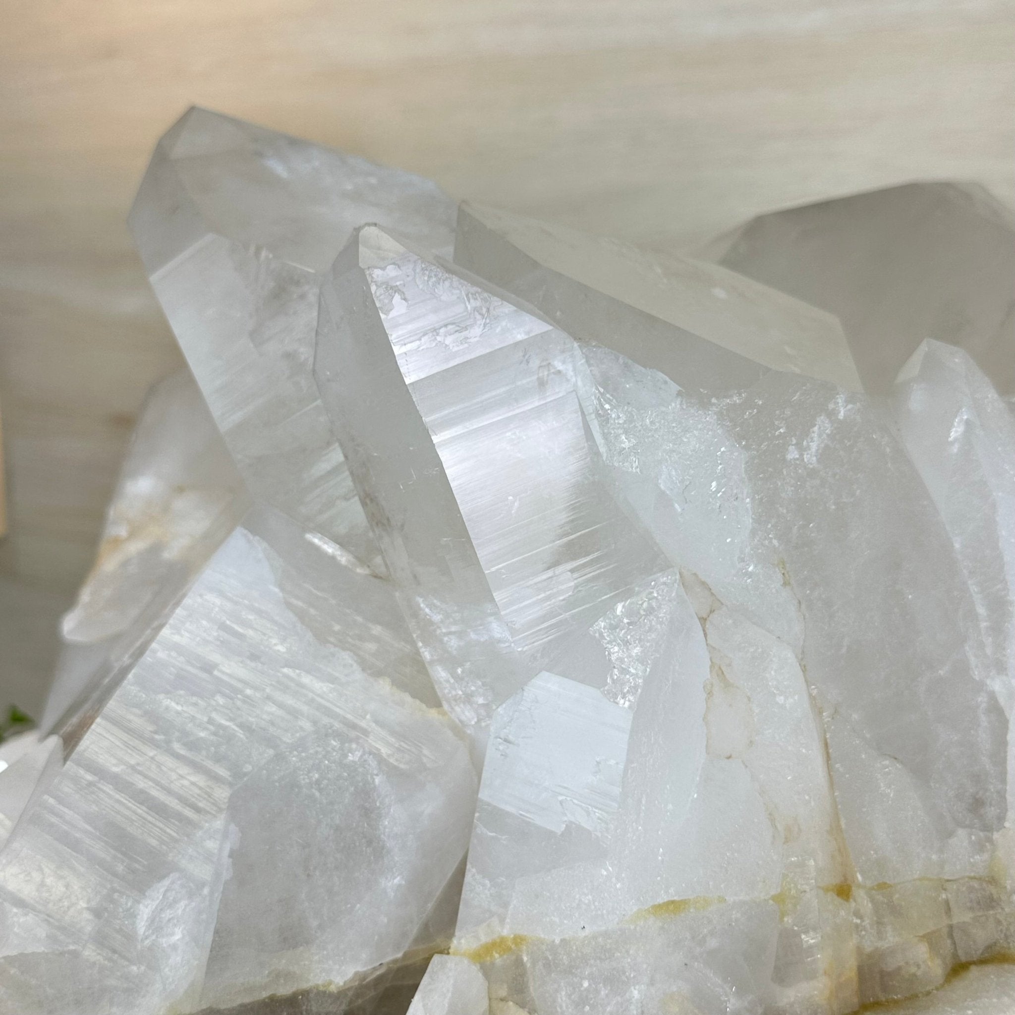 Large Extra Quality Clear Quartz Cluster 154.4 lbs & 22" Long 5494 - 0014 - Brazil GemsBrazil GemsLarge Extra Quality Clear Quartz Cluster 154.4 lbs & 22" Long 5494 - 0014Clusters With Natural Bases5494 - 0014