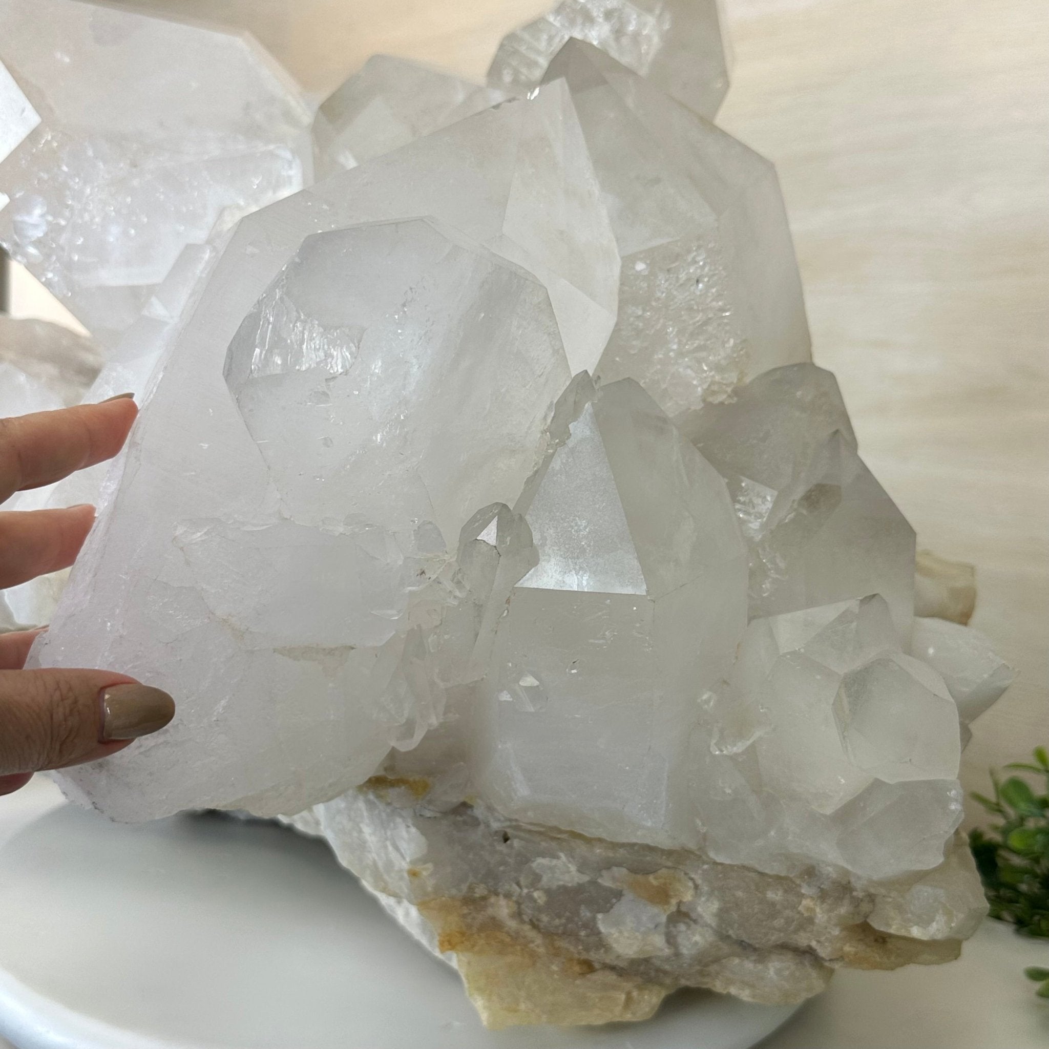 Large Extra Quality Clear Quartz Cluster 154.4 lbs & 22" Long 5494 - 0014 - Brazil GemsBrazil GemsLarge Extra Quality Clear Quartz Cluster 154.4 lbs & 22" Long 5494 - 0014Clusters With Natural Bases5494 - 0014
