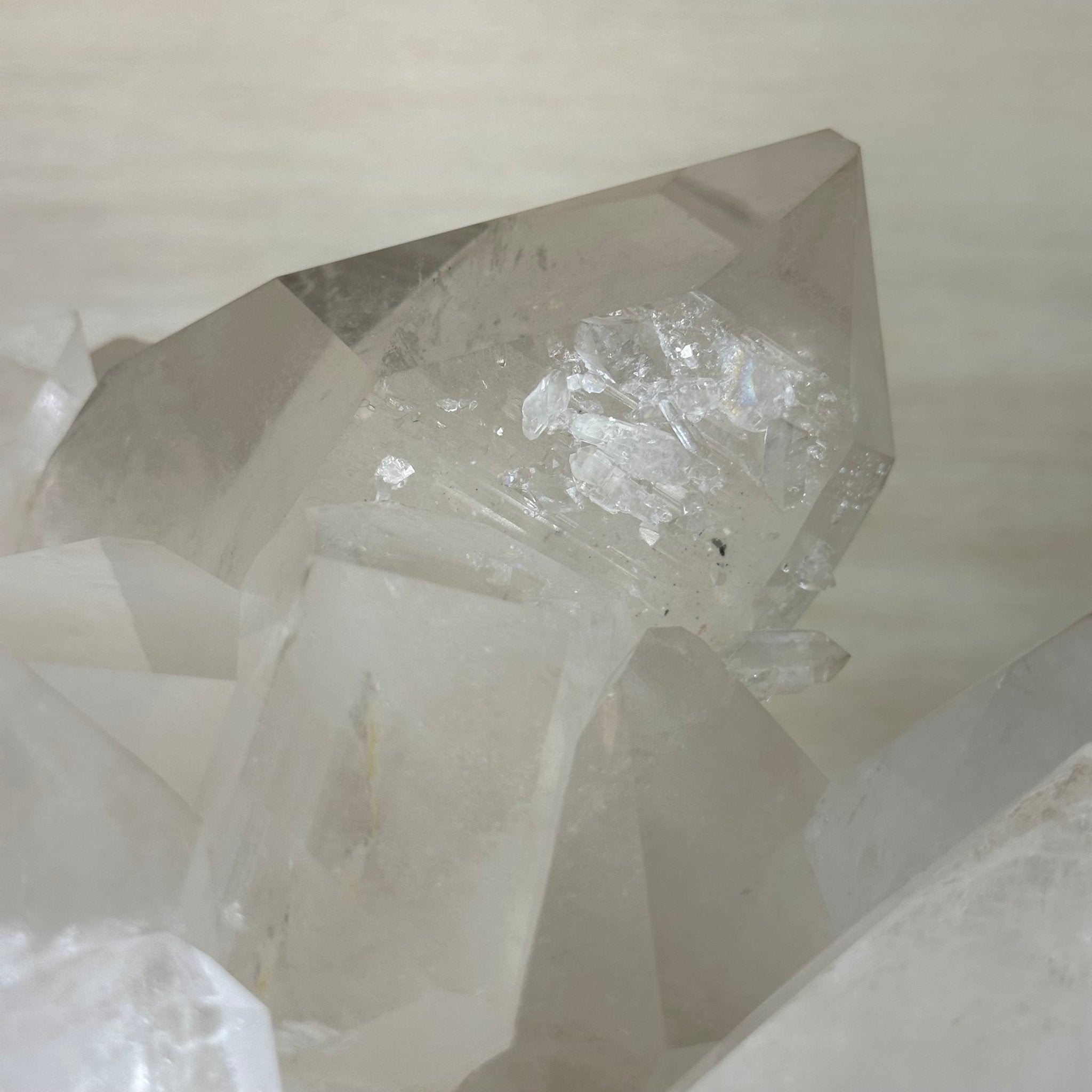 Large Extra Quality Clear Quartz Cluster 154.4 lbs & 22" Long 5494 - 0014 - Brazil GemsBrazil GemsLarge Extra Quality Clear Quartz Cluster 154.4 lbs & 22" Long 5494 - 0014Clusters With Natural Bases5494 - 0014
