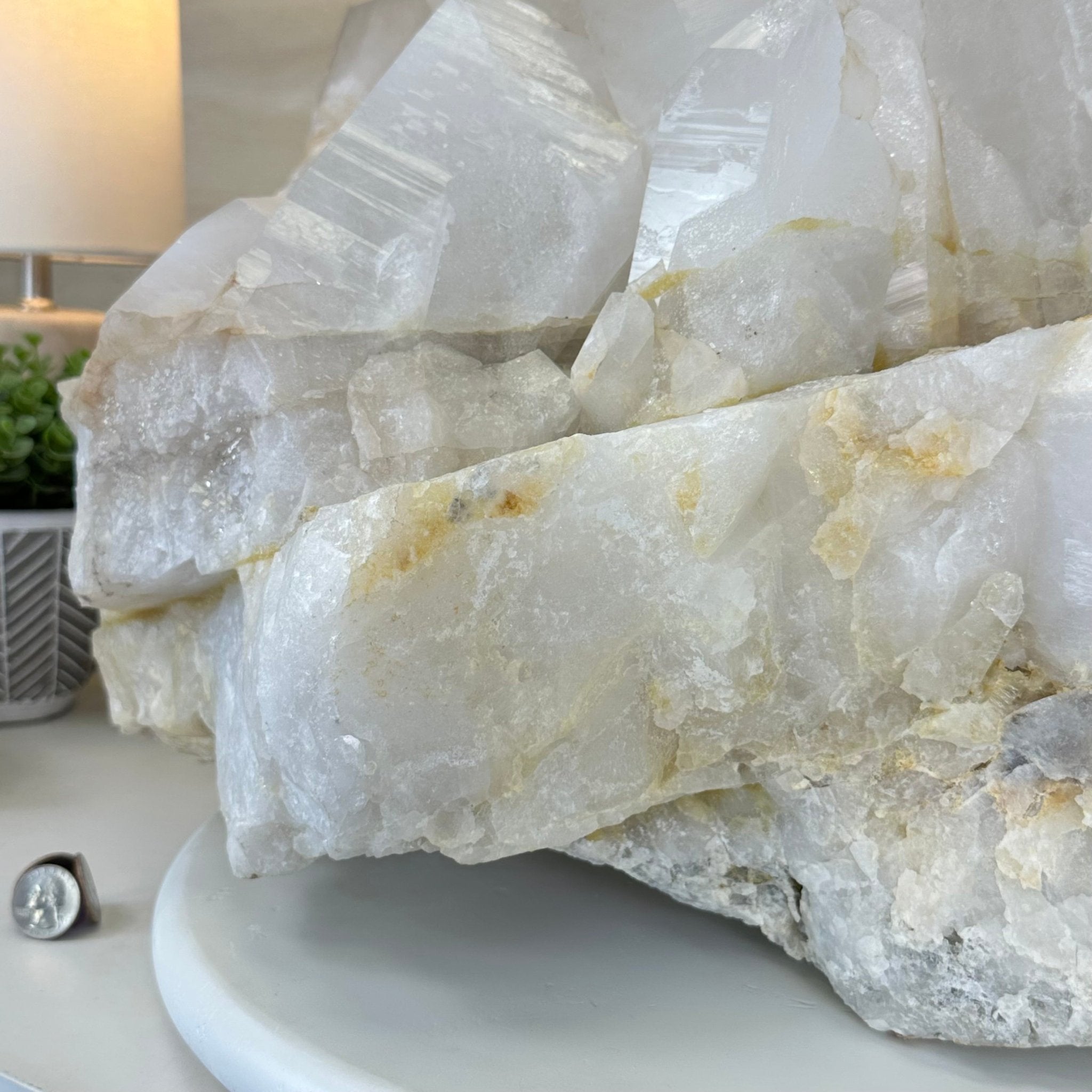 Large Extra Quality Clear Quartz Cluster 154.4 lbs & 22" Long 5494 - 0014 - Brazil GemsBrazil GemsLarge Extra Quality Clear Quartz Cluster 154.4 lbs & 22" Long 5494 - 0014Clusters With Natural Bases5494 - 0014