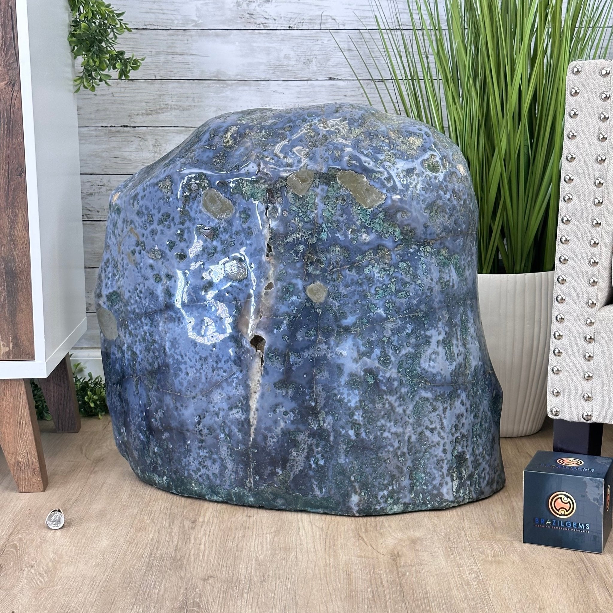 Large Extra Quality Polished Brazilian Amethyst Cathedral, 179.7 lbs & 22.75" tall Model #5602-0141 by Brazil Gems - Brazil GemsBrazil GemsLarge Extra Quality Polished Brazilian Amethyst Cathedral, 179.7 lbs & 22.75" tall Model #5602-0141 by Brazil GemsPolished Cathedrals5602-0141