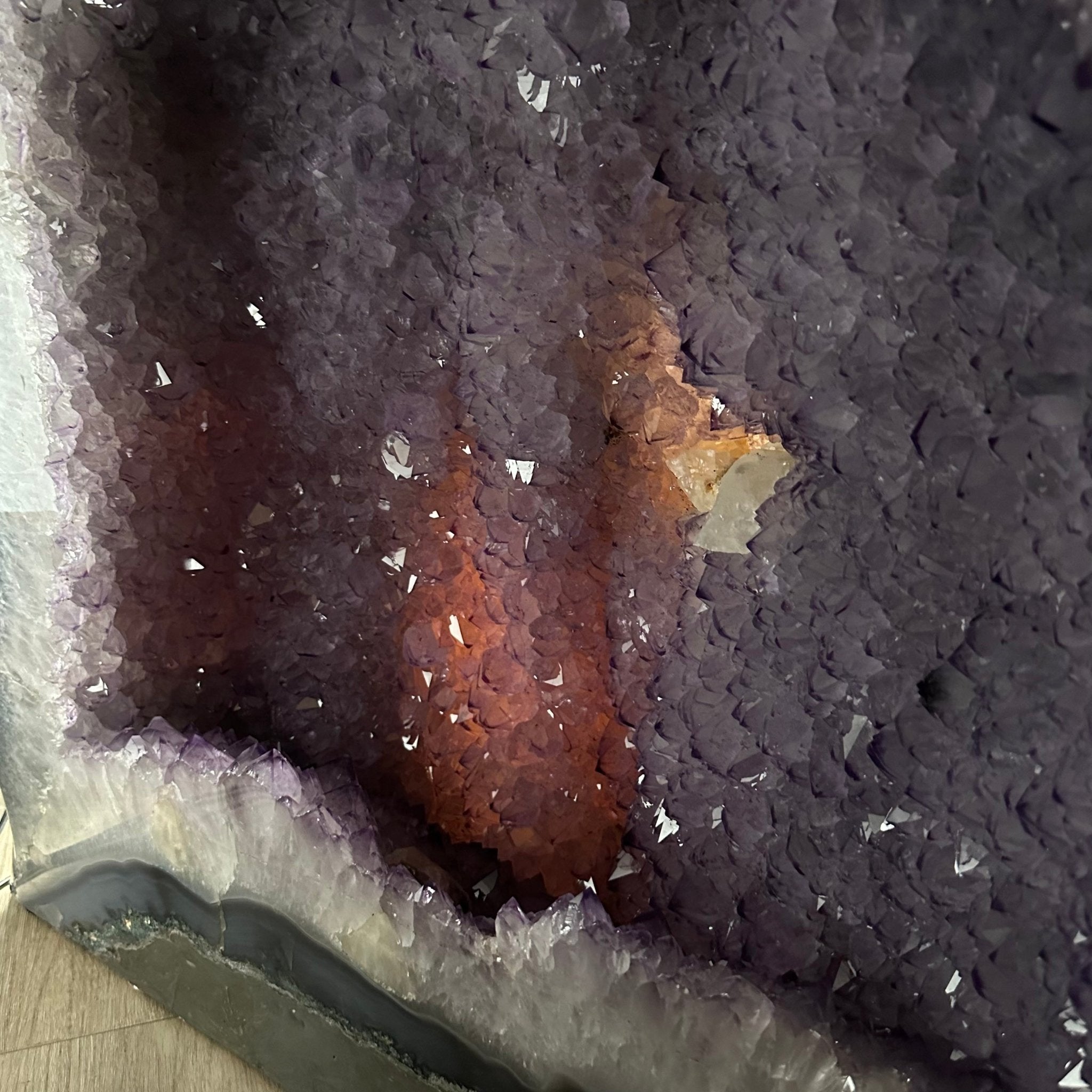 Large Extra Quality Polished Brazilian Amethyst Cathedral, 179.7 lbs & 22.75" tall Model #5602-0141 by Brazil Gems - Brazil GemsBrazil GemsLarge Extra Quality Polished Brazilian Amethyst Cathedral, 179.7 lbs & 22.75" tall Model #5602-0141 by Brazil GemsPolished Cathedrals5602-0141