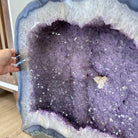 Large Extra Quality Polished Brazilian Amethyst Cathedral, 179.7 lbs & 22.75" tall Model #5602-0141 by Brazil Gems - Brazil GemsBrazil GemsLarge Extra Quality Polished Brazilian Amethyst Cathedral, 179.7 lbs & 22.75" tall Model #5602-0141 by Brazil GemsPolished Cathedrals5602-0141