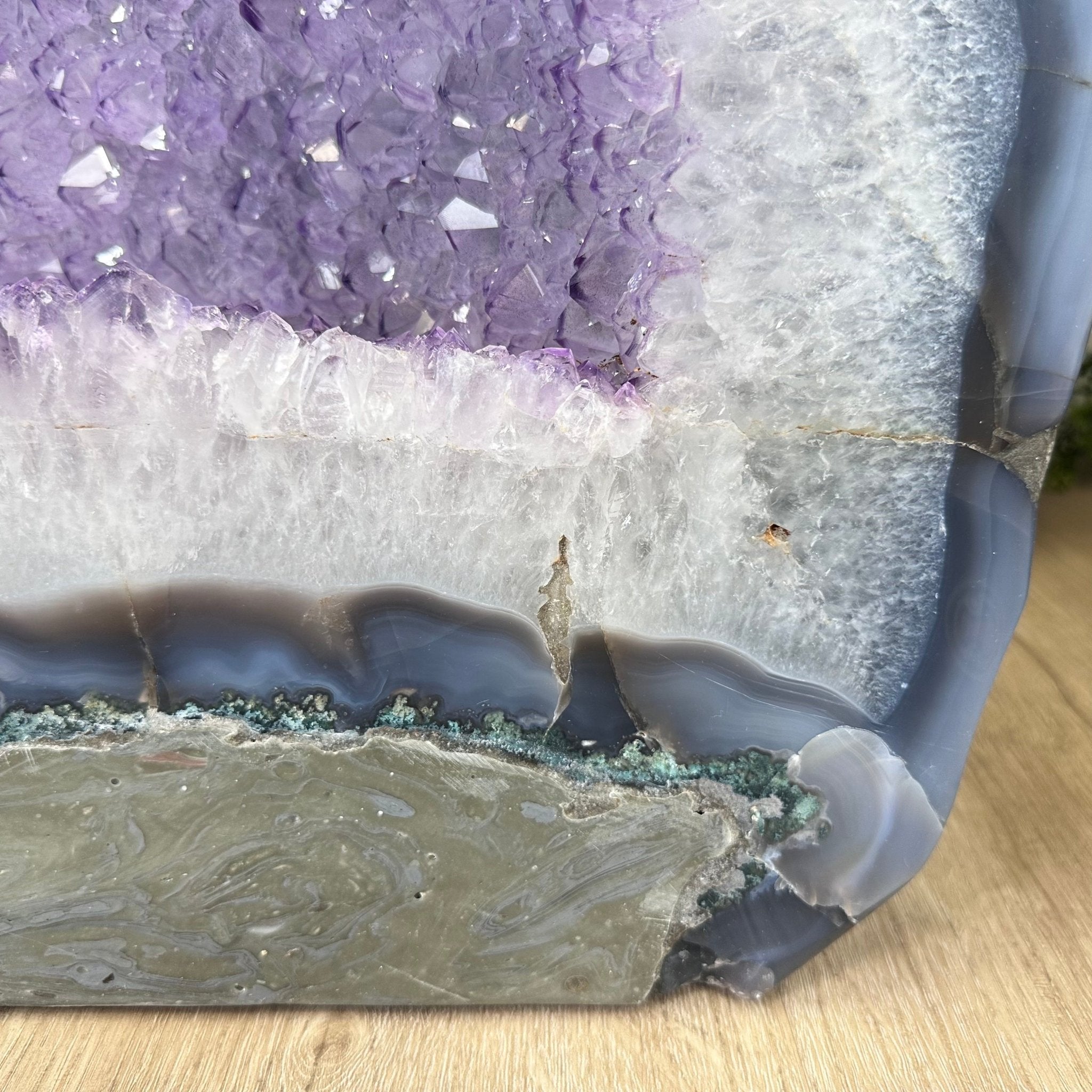 Large Extra Quality Polished Brazilian Amethyst Cathedral, 179.7 lbs & 22.75" tall Model #5602-0141 by Brazil Gems - Brazil GemsBrazil GemsLarge Extra Quality Polished Brazilian Amethyst Cathedral, 179.7 lbs & 22.75" tall Model #5602-0141 by Brazil GemsPolished Cathedrals5602-0141