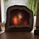 Large Extra Quality Polished Brazilian Amethyst Cathedral, 179.7 lbs & 22.75" tall Model #5602-0141 by Brazil Gems - Brazil GemsBrazil GemsLarge Extra Quality Polished Brazilian Amethyst Cathedral, 179.7 lbs & 22.75" tall Model #5602-0141 by Brazil GemsPolished Cathedrals5602-0141