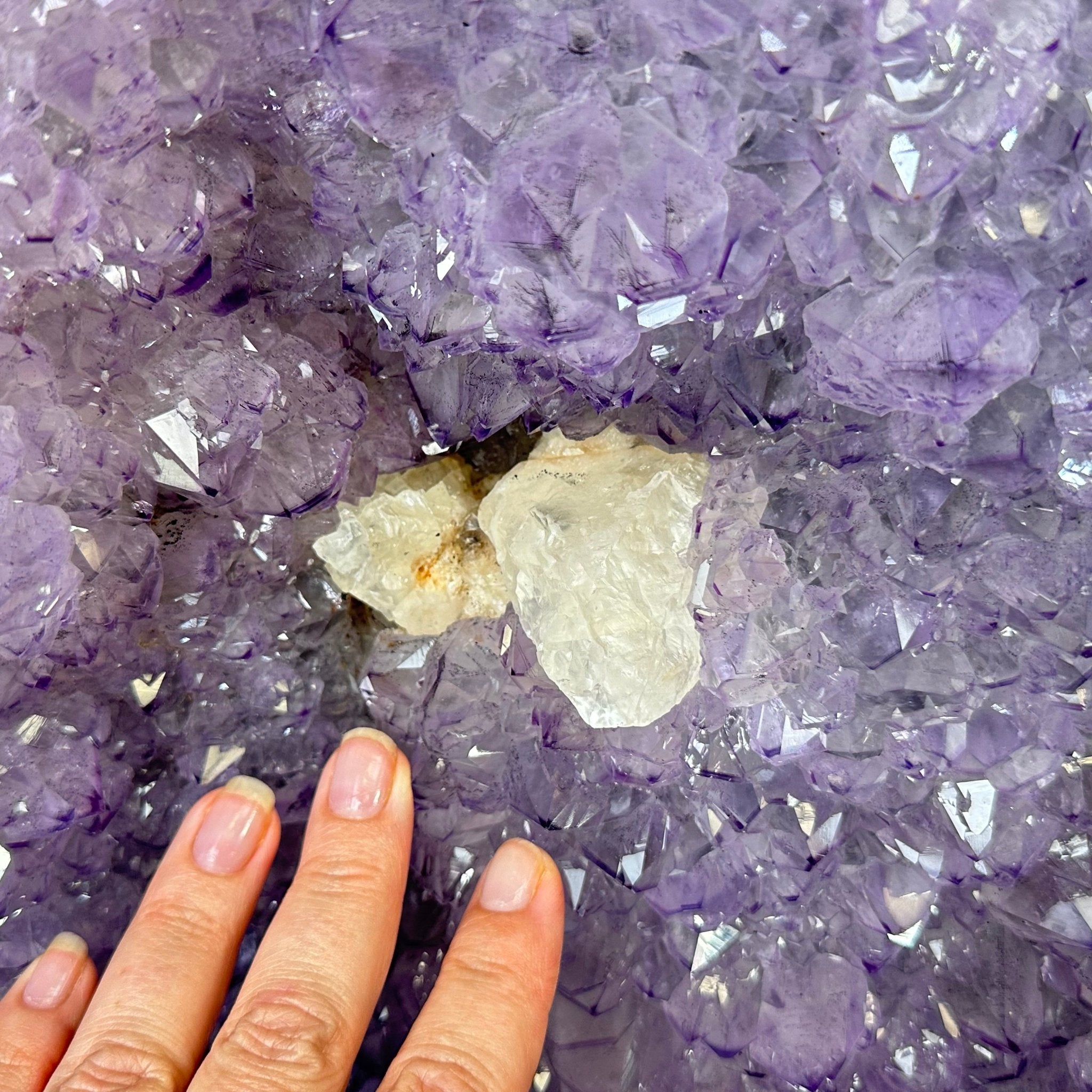 Large Extra Quality Polished Brazilian Amethyst Cathedral, 179.7 lbs & 22.75" tall Model #5602-0141 by Brazil Gems - Brazil GemsBrazil GemsLarge Extra Quality Polished Brazilian Amethyst Cathedral, 179.7 lbs & 22.75" tall Model #5602-0141 by Brazil GemsPolished Cathedrals5602-0141