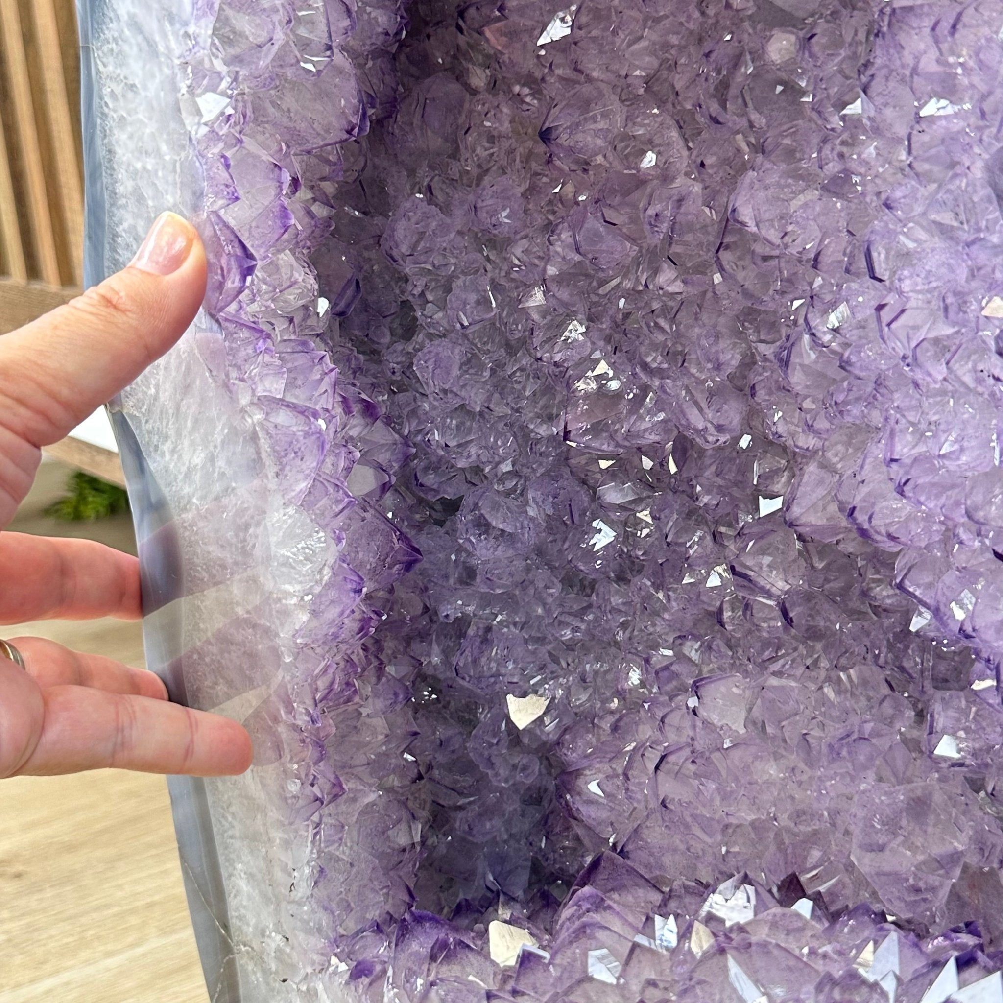 Large Extra Quality Polished Brazilian Amethyst Cathedral, 248.1 lbs & 23" tall Model #5602-0142 by Brazil Gems - Brazil GemsBrazil GemsLarge Extra Quality Polished Brazilian Amethyst Cathedral, 248.1 lbs & 23" tall Model #5602-0142 by Brazil GemsPolished Cathedrals5602-0142