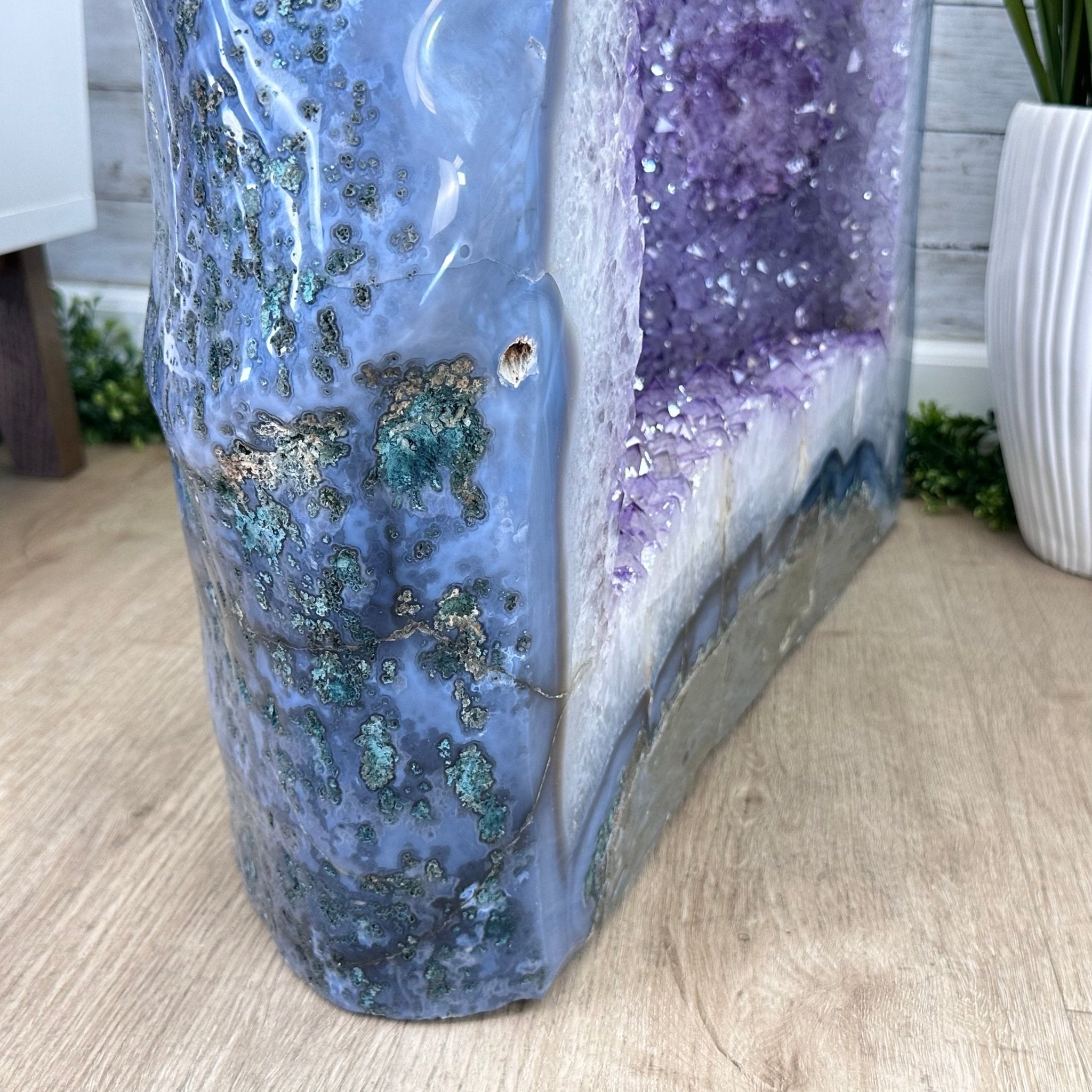 Large Extra Quality Polished Brazilian Amethyst Cathedral, 248.1 lbs & 23" tall Model #5602-0142 by Brazil Gems - Brazil GemsBrazil GemsLarge Extra Quality Polished Brazilian Amethyst Cathedral, 248.1 lbs & 23" tall Model #5602-0142 by Brazil GemsPolished Cathedrals5602-0142