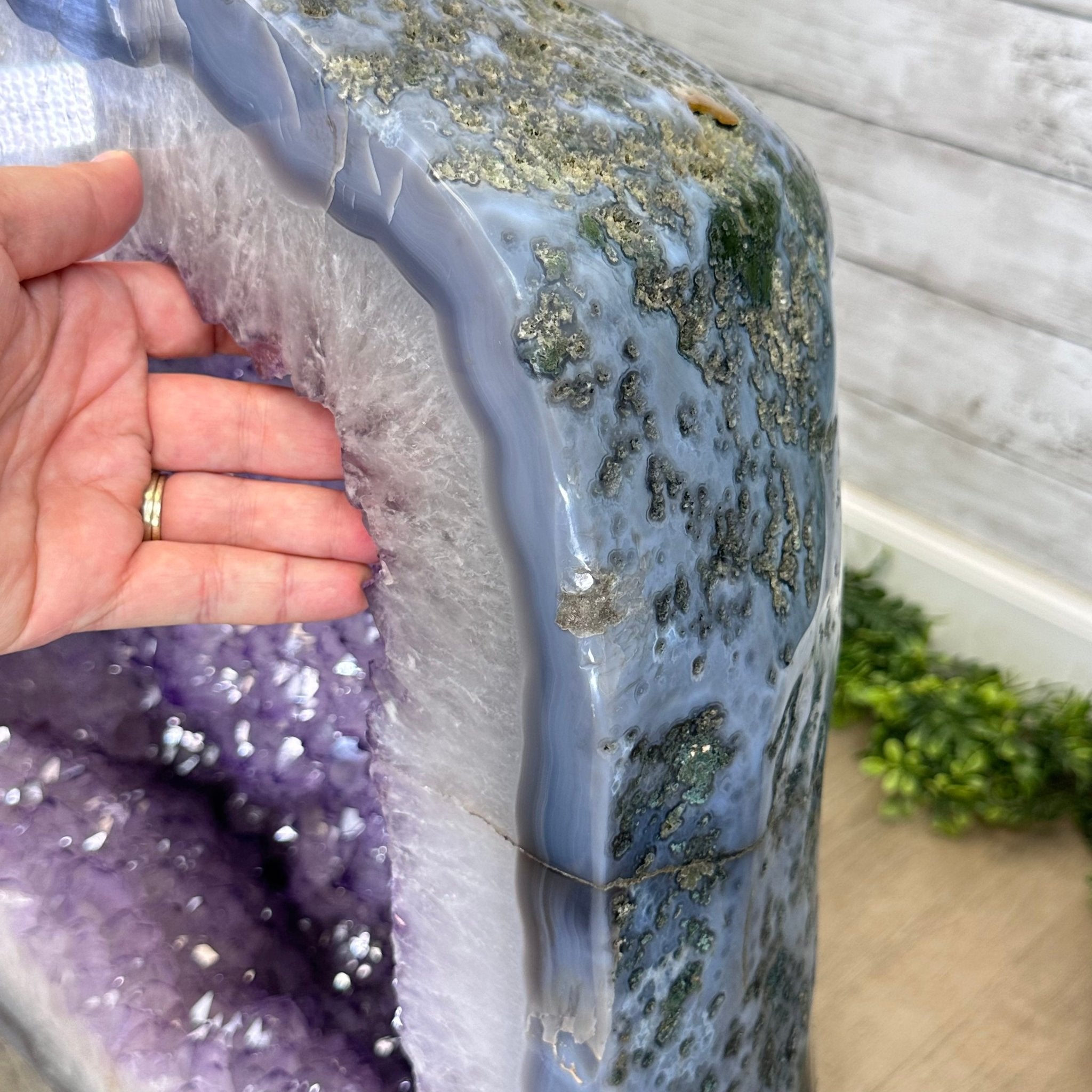 Large Extra Quality Polished Brazilian Amethyst Cathedral, 248.1 lbs & 23" tall Model #5602-0142 by Brazil Gems - Brazil GemsBrazil GemsLarge Extra Quality Polished Brazilian Amethyst Cathedral, 248.1 lbs & 23" tall Model #5602-0142 by Brazil GemsPolished Cathedrals5602-0142