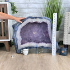 Large Extra Quality Polished Brazilian Amethyst Cathedral, 248.1 lbs & 23" tall Model #5602-0142 by Brazil Gems - Brazil GemsBrazil GemsLarge Extra Quality Polished Brazilian Amethyst Cathedral, 248.1 lbs & 23" tall Model #5602-0142 by Brazil GemsPolished Cathedrals5602-0142