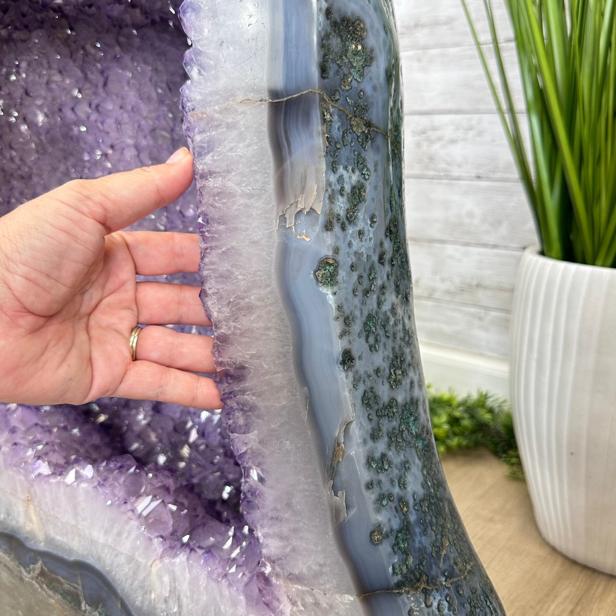 Large Extra Quality Polished Brazilian Amethyst Cathedral, 248.1 lbs & 23" tall Model #5602-0142 by Brazil Gems - Brazil GemsBrazil GemsLarge Extra Quality Polished Brazilian Amethyst Cathedral, 248.1 lbs & 23" tall Model #5602-0142 by Brazil GemsPolished Cathedrals5602-0142