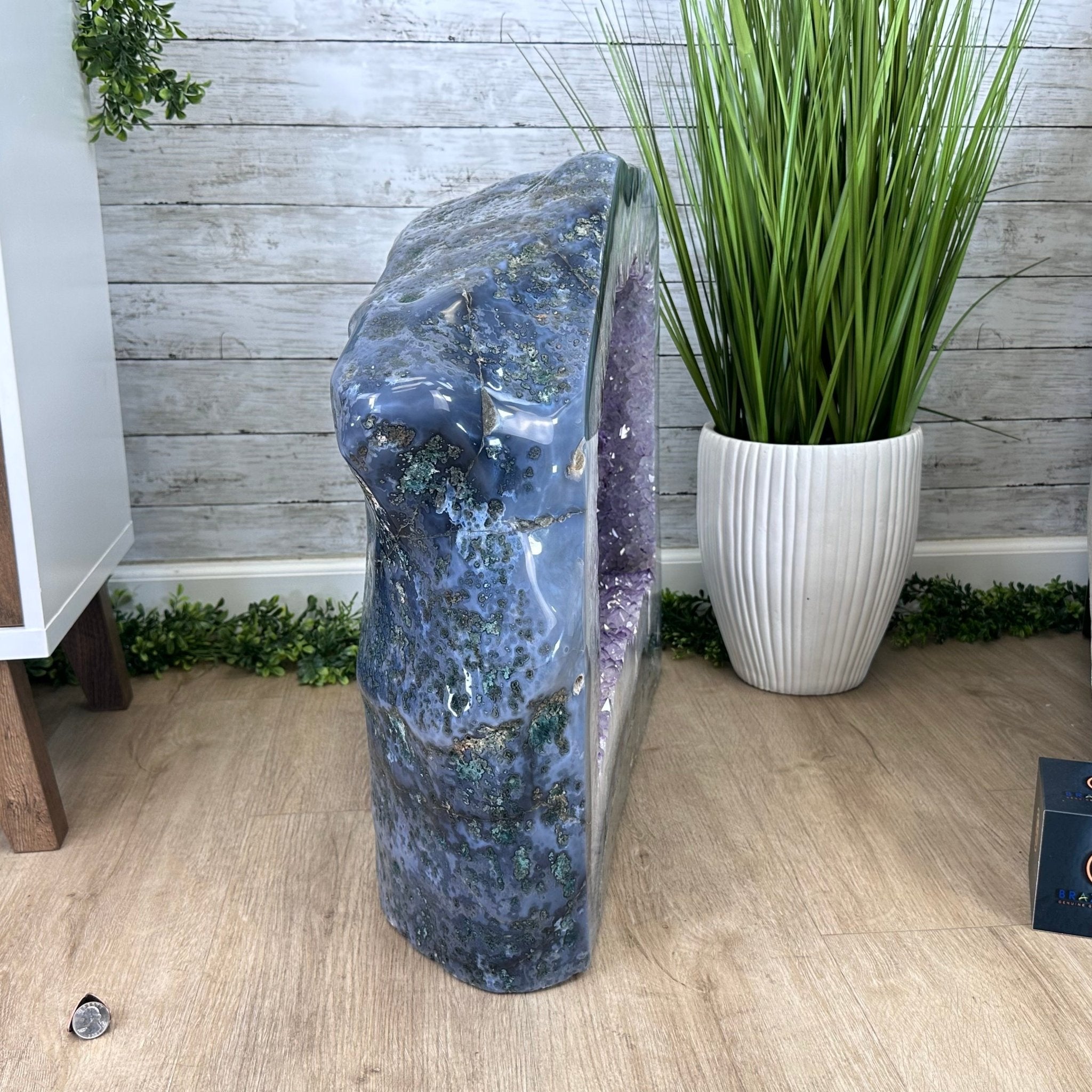 Large Extra Quality Polished Brazilian Amethyst Cathedral, 248.1 lbs & 23" tall Model #5602-0142 by Brazil Gems - Brazil GemsBrazil GemsLarge Extra Quality Polished Brazilian Amethyst Cathedral, 248.1 lbs & 23" tall Model #5602-0142 by Brazil GemsPolished Cathedrals5602-0142