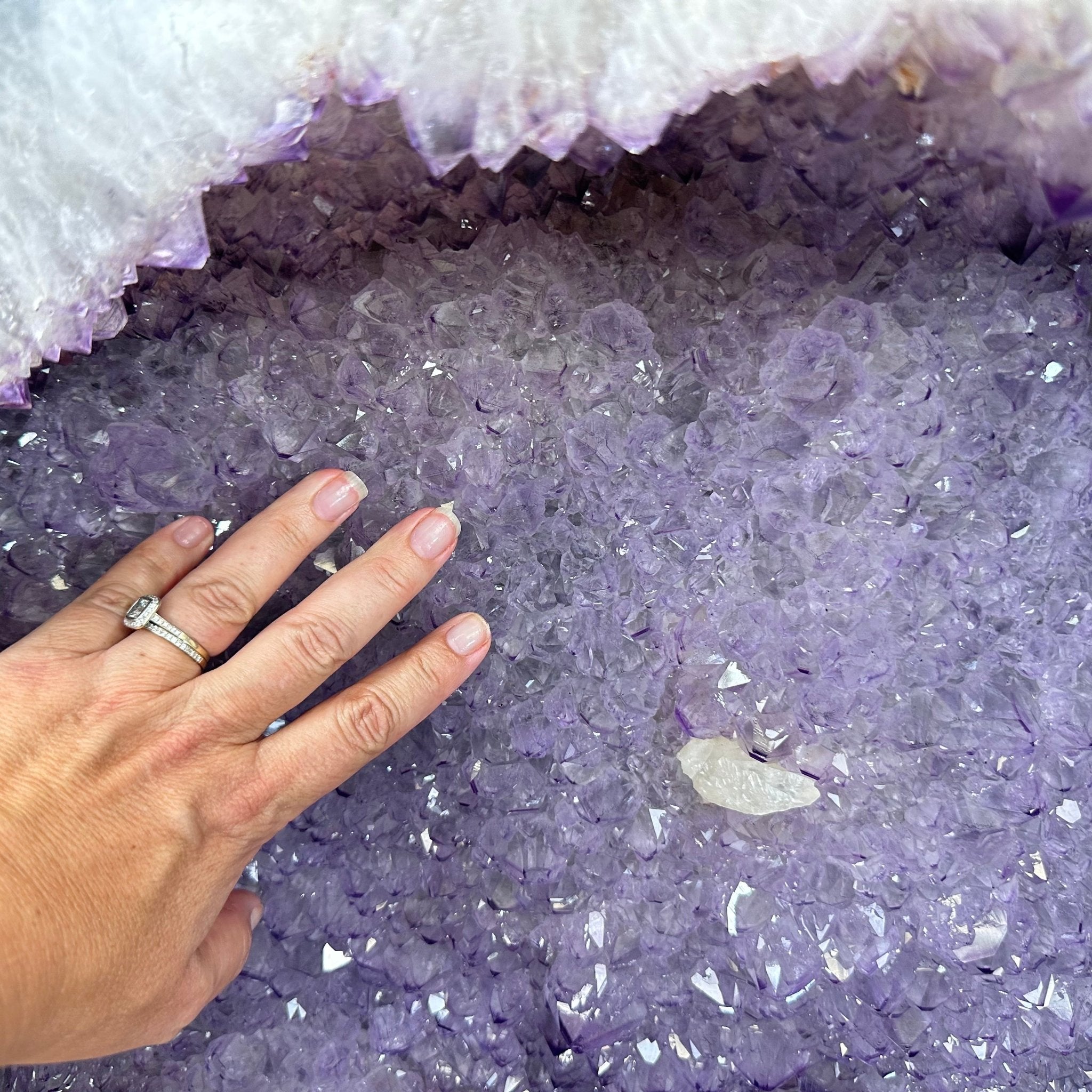 Large Extra Quality Polished Brazilian Amethyst Cathedral, 248.1 lbs & 23" tall Model #5602-0142 by Brazil Gems - Brazil GemsBrazil GemsLarge Extra Quality Polished Brazilian Amethyst Cathedral, 248.1 lbs & 23" tall Model #5602-0142 by Brazil GemsPolished Cathedrals5602-0142