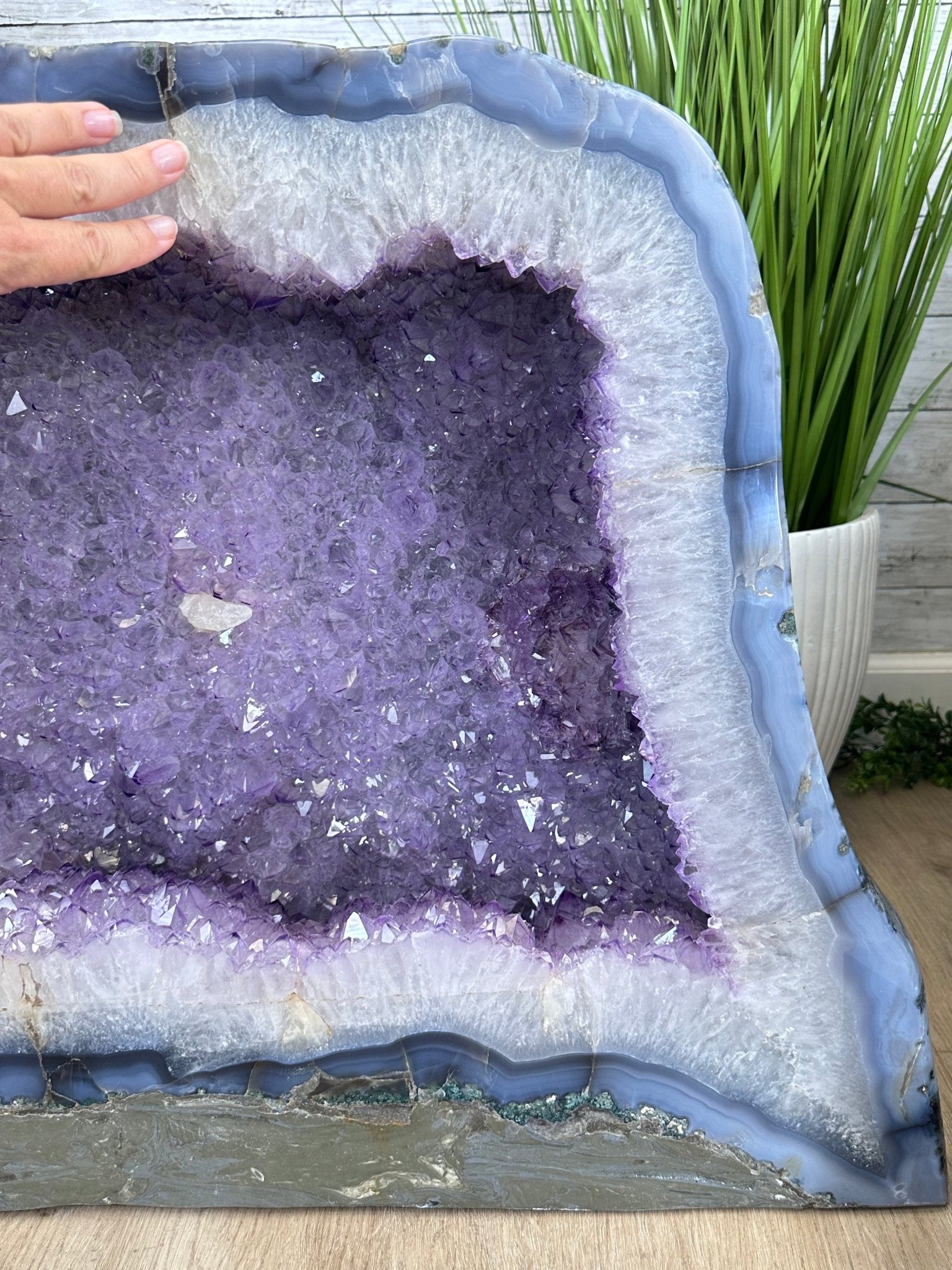 Large Extra Quality Polished Brazilian Amethyst Cathedral, 248.1 lbs & 23" tall Model #5602-0142 by Brazil Gems - Brazil GemsBrazil GemsLarge Extra Quality Polished Brazilian Amethyst Cathedral, 248.1 lbs & 23" tall Model #5602-0142 by Brazil GemsPolished Cathedrals5602-0142