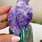 Large Hand - Carved Amethyst Cockatoo 8.6" Long on an Amethyst Cluster #3004 - AMCAM - 055 - Brazil GemsBrazil GemsLarge Hand - Carved Amethyst Cockatoo 8.6" Long on an Amethyst Cluster #3004 - AMCAM - 055Crystal Birds3004 - AMCAM - 055