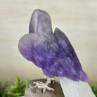 Large Hand - Carved Amethyst Parrot 8.6" Long on an Amethyst Cluster #3005 - AMPAM - 050 - Brazil GemsBrazil GemsLarge Hand - Carved Amethyst Parrot 8.6" Long on an Amethyst Cluster #3005 - AMPAM - 050Crystal Birds3005 - AMPAM - 050