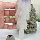 Large Hand - Carved Amethyst Parrot 9.1" Long on a Pyrite Cluster #3005 - AMPPY - 051 - Brazil GemsBrazil GemsLarge Hand - Carved Amethyst Parrot 9.1" Long on a Pyrite Cluster #3005 - AMPPY - 051Crystal Birds3005 - AMPPY - 051