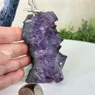 Large Hand - Carved Clear Quartz Cockatoo 10.3" Long on an Amethyst Cluster #3005 - CQCAM - 043 - Brazil GemsBrazil GemsLarge Hand - Carved Clear Quartz Cockatoo 10.3" Long on an Amethyst Cluster #3005 - CQCAM - 043Crystal Birds3005 - CQCAM - 043