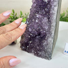 Large Hand - Carved Clear Quartz Cockatoo 9.7" Long on an Amethyst Cluster #3004 - CQCAM - 056 - Brazil GemsBrazil GemsLarge Hand - Carved Clear Quartz Cockatoo 9.7" Long on an Amethyst Cluster #3004 - CQCAM - 056Crystal Birds3004 - CQCAM - 056