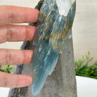 Large Hand - Carved Clear Quartz Cockatoo 9.7" Long on an Amethyst Cluster #3004 - CQCAM - 056 - Brazil GemsBrazil GemsLarge Hand - Carved Clear Quartz Cockatoo 9.7" Long on an Amethyst Cluster #3004 - CQCAM - 056Crystal Birds3004 - CQCAM - 056