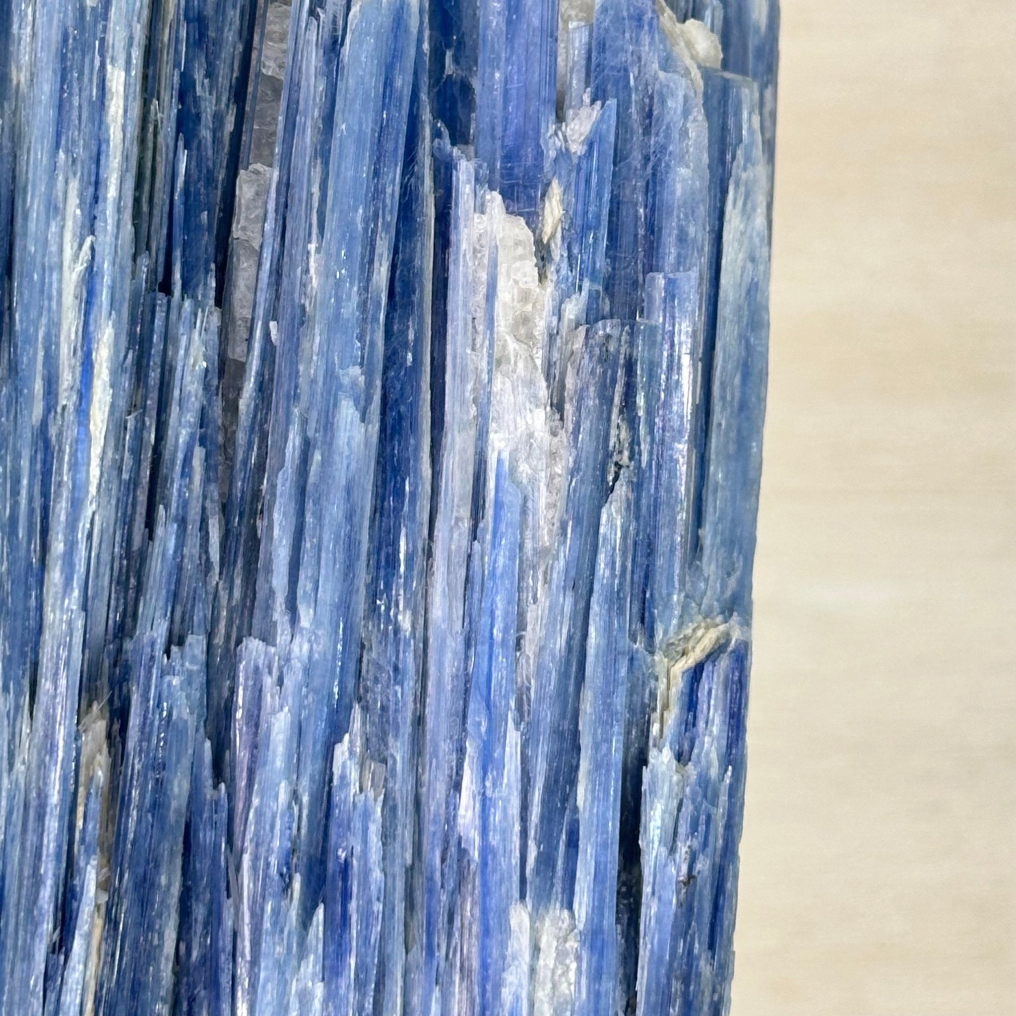 Large Kyanite Crystal on Rotating Stand, 45.6 lbs and 30.9" Tall #6011 - 0002 - Brazil GemsBrazil GemsLarge Kyanite Crystal on Rotating Stand, 45.6 lbs and 30.9" Tall #6011 - 0002Clusters on Rotating Bases6011 - 0002