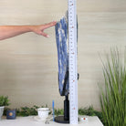 Large Kyanite Crystal on Rotating Stand, 45.6 lbs and 30.9" Tall #6011 - 0002 - Brazil GemsBrazil GemsLarge Kyanite Crystal on Rotating Stand, 45.6 lbs and 30.9" Tall #6011 - 0002Clusters on Rotating Bases6011 - 0002