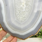 Large Natural Brazilian Agate "Butterfly Wings", Metal Stand, 16.5" Tall Model #5050NA-072 by Brazil Gems - Brazil GemsBrazil GemsLarge Natural Brazilian Agate "Butterfly Wings", Metal Stand, 16.5" Tall Model #5050NA-072 by Brazil GemsAgate Butterfly Wings5050NA-072