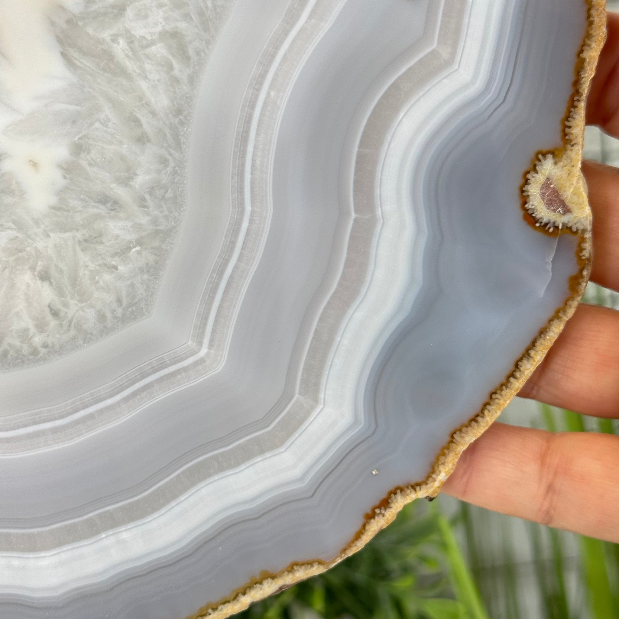 Large Natural Brazilian Agate "Butterfly Wings", Metal Stand, 16.5" Tall Model #5050NA-072 by Brazil Gems - Brazil GemsBrazil GemsLarge Natural Brazilian Agate "Butterfly Wings", Metal Stand, 16.5" Tall Model #5050NA-072 by Brazil GemsAgate Butterfly Wings5050NA-072