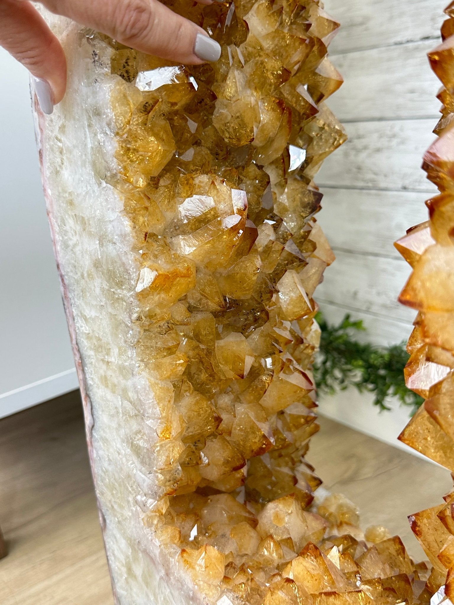 Large Open 2-Sided Brazilian Citrine Cathedral, 264.6 lbs & 64.3" tall #5608-0028 - Brazil GemsBrazil GemsLarge Open 2-Sided Brazilian Citrine Cathedral, 264.6 lbs & 64.3" tall #5608-0028Open 2-Sided Cathedrals5608-0028