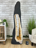 Large Open 2-Sided Brazilian Citrine Cathedral, 264.6 lbs & 64.3" tall #5608-0028 - Brazil GemsBrazil GemsLarge Open 2-Sided Brazilian Citrine Cathedral, 264.6 lbs & 64.3" tall #5608-0028Open 2-Sided Cathedrals5608-0028