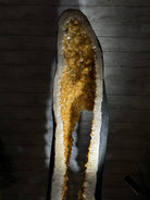 Large Open 2-Sided Brazilian Citrine Cathedral, 264.6 lbs & 64.3" tall #5608-0028 - Brazil GemsBrazil GemsLarge Open 2-Sided Brazilian Citrine Cathedral, 264.6 lbs & 64.3" tall #5608-0028Open 2-Sided Cathedrals5608-0028
