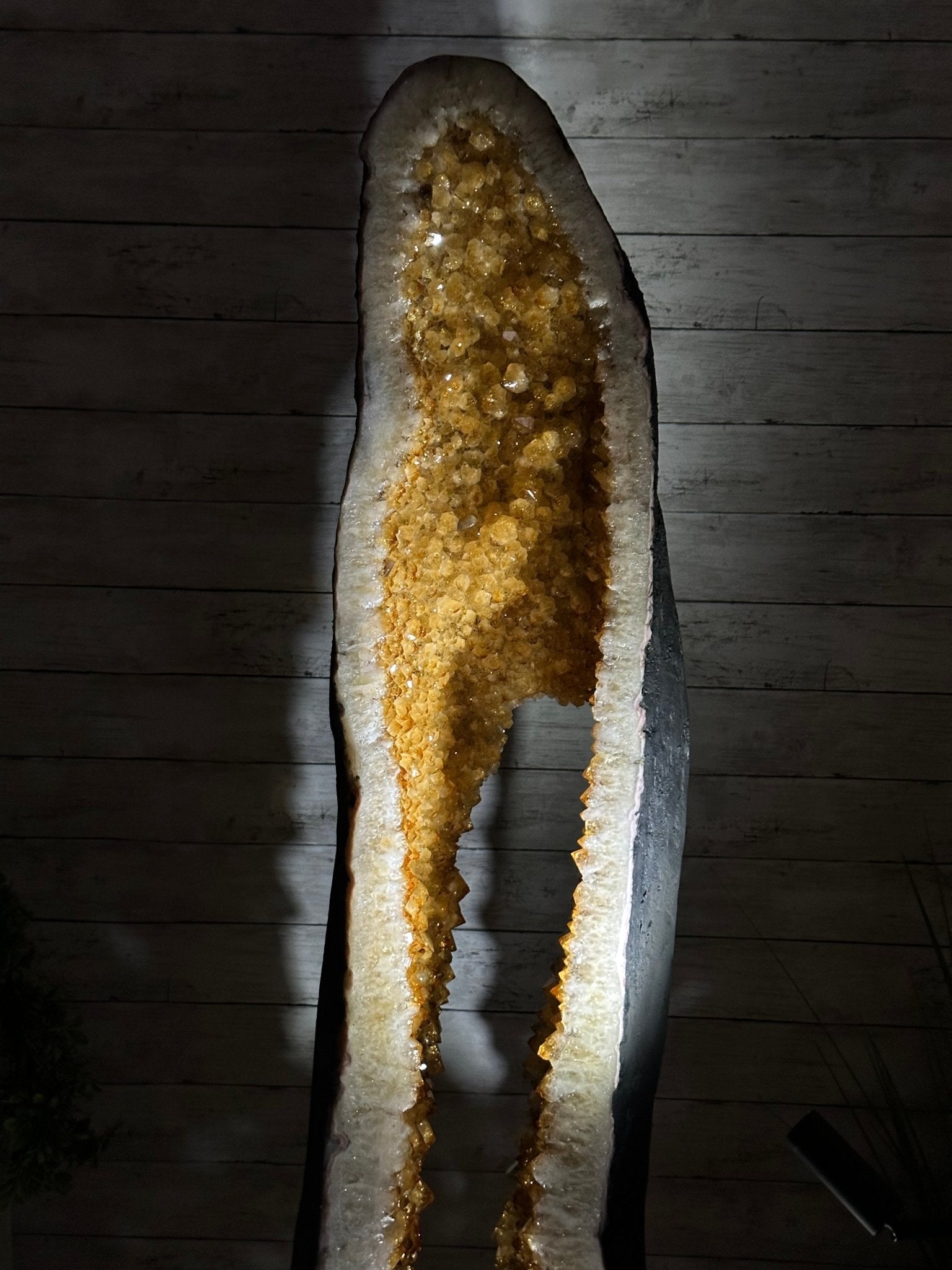 Large Open 2-Sided Brazilian Citrine Cathedral, 264.6 lbs & 64.3" tall #5608-0028 - Brazil GemsBrazil GemsLarge Open 2-Sided Brazilian Citrine Cathedral, 264.6 lbs & 64.3" tall #5608-0028Open 2-Sided Cathedrals5608-0028