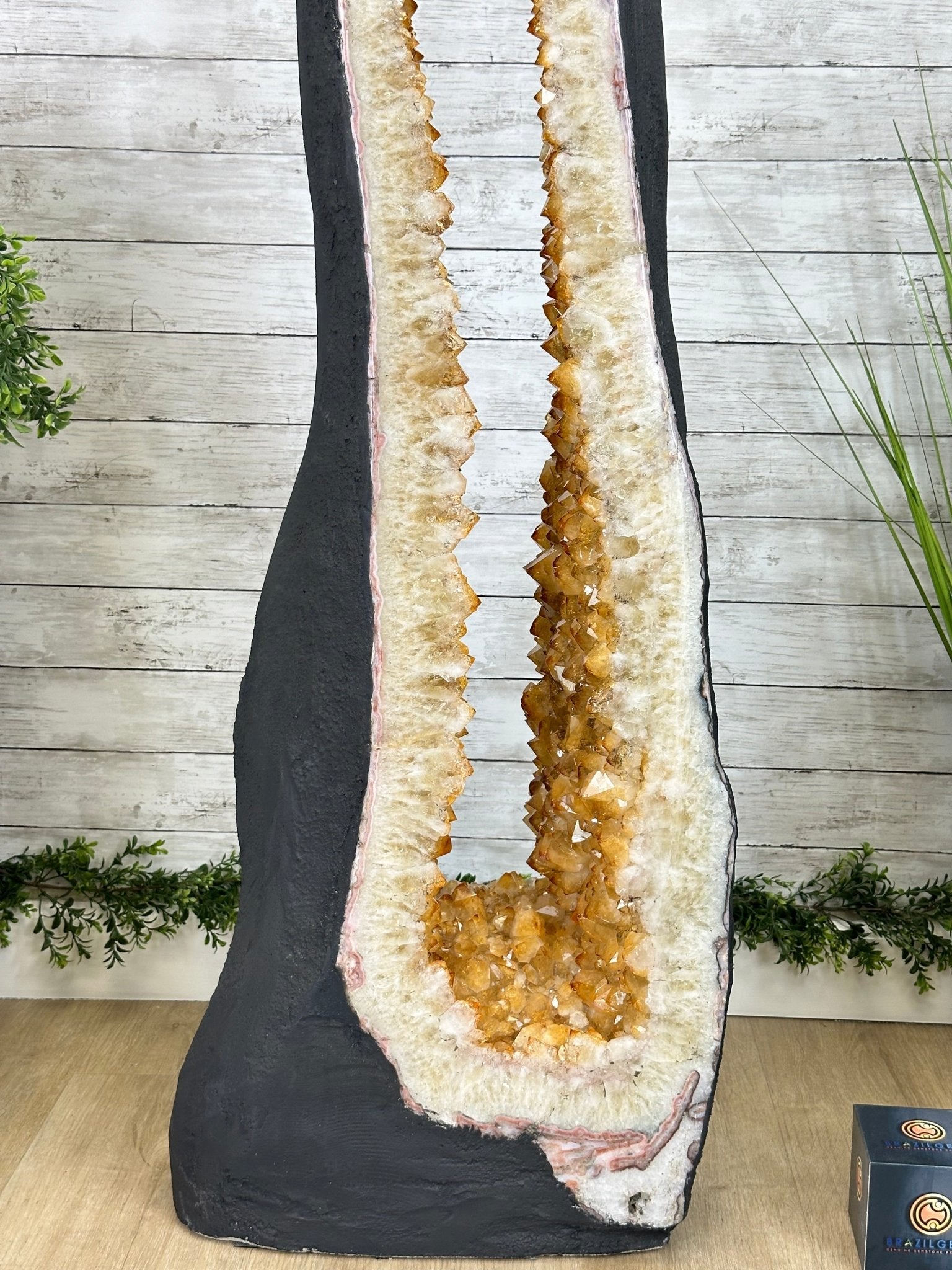 Large Open 2-Sided Brazilian Citrine Cathedral, 264.6 lbs & 64.3" tall #5608-0028 - Brazil GemsBrazil GemsLarge Open 2-Sided Brazilian Citrine Cathedral, 264.6 lbs & 64.3" tall #5608-0028Open 2-Sided Cathedrals5608-0028