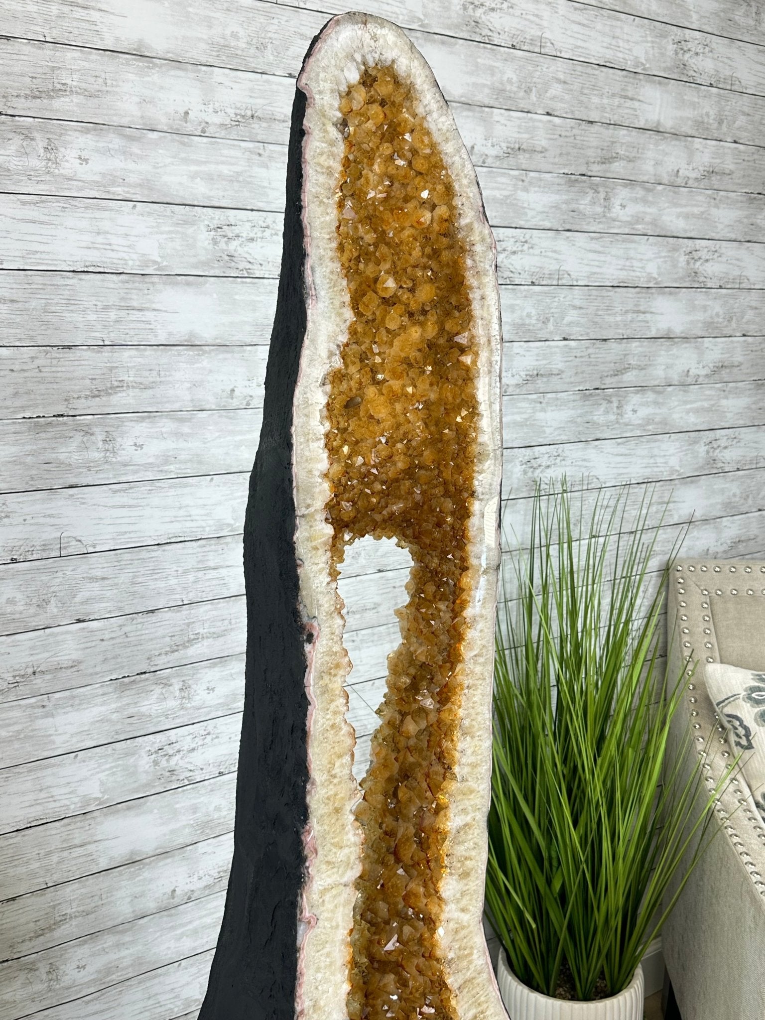Large Open 2-Sided Brazilian Citrine Cathedral, 264.6 lbs & 64.3" tall #5608-0028 - Brazil GemsBrazil GemsLarge Open 2-Sided Brazilian Citrine Cathedral, 264.6 lbs & 64.3" tall #5608-0028Open 2-Sided Cathedrals5608-0028