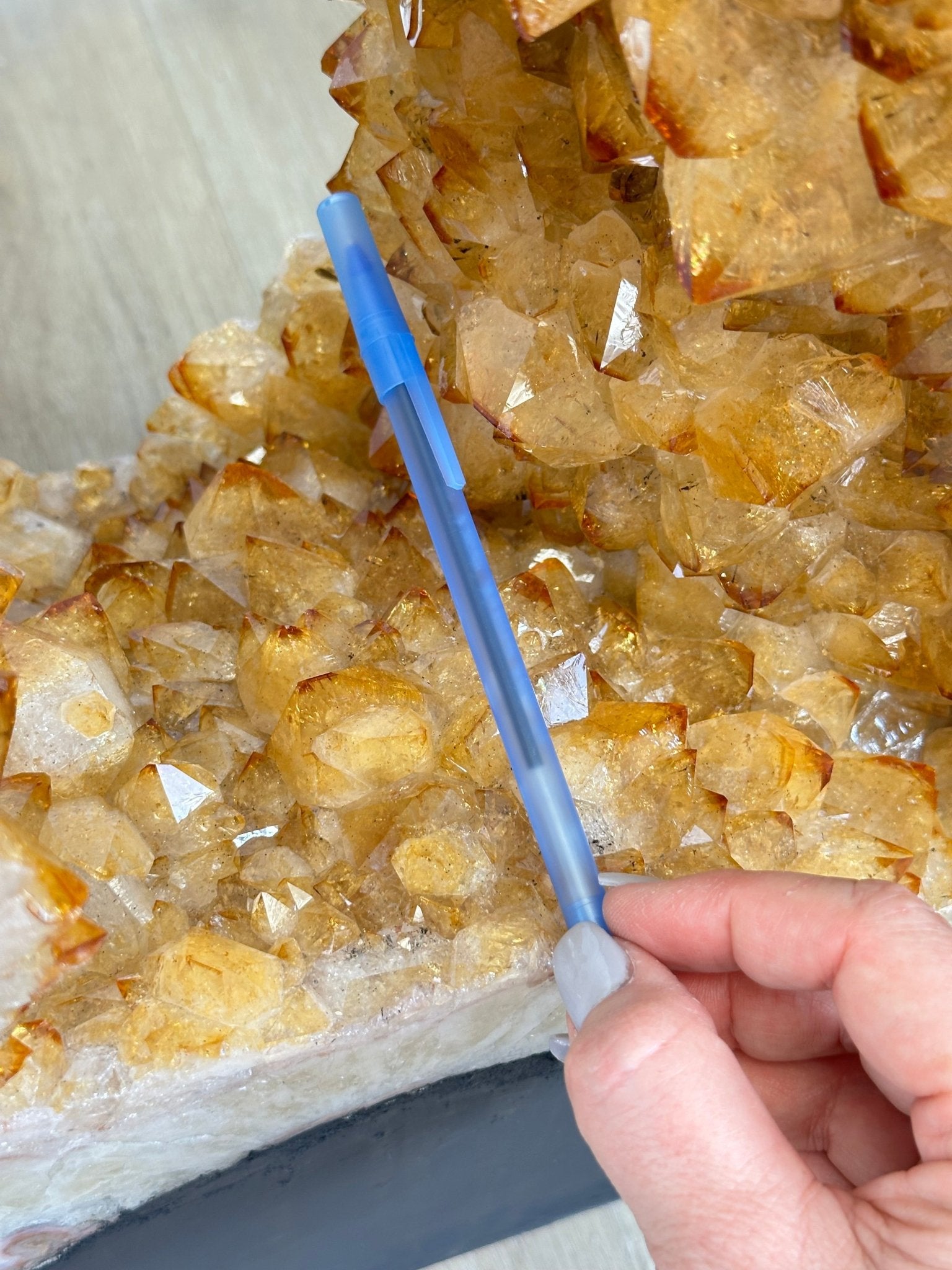 Large Open 2-Sided Brazilian Citrine Cathedral, 264.6 lbs & 64.3" tall #5608-0028 - Brazil GemsBrazil GemsLarge Open 2-Sided Brazilian Citrine Cathedral, 264.6 lbs & 64.3" tall #5608-0028Open 2-Sided Cathedrals5608-0028