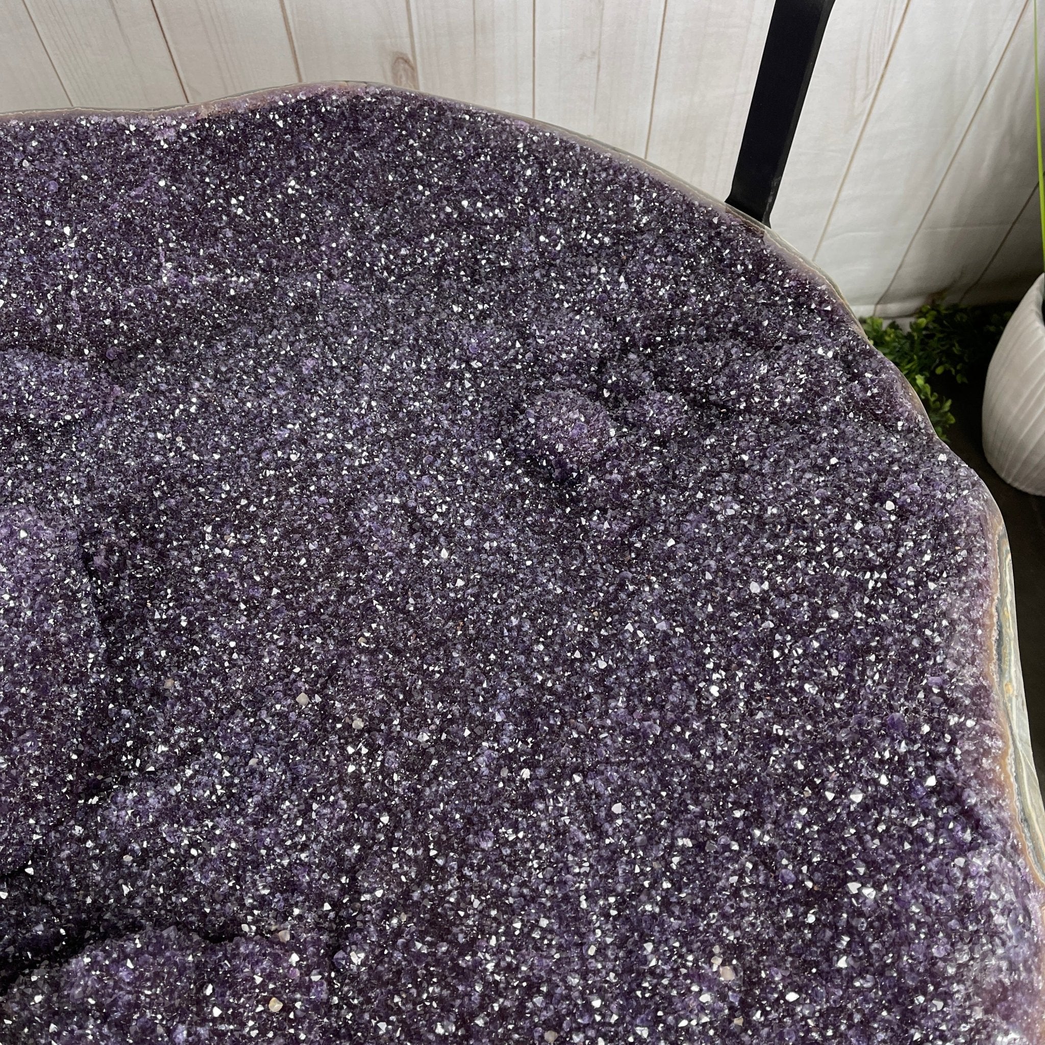 Large Special Amethyst Dining/Conference Table Super Quality, 814 lbs & 31.6" tall #1388-0001 by Brazil Gems - Brazil GemsBrazil GemsLarge Special Amethyst Dining/Conference Table Super Quality, 814 lbs & 31.6" tall #1388-0001 by Brazil GemsTables: Dining1388-0001