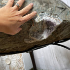 Large Special Amethyst Dining/Conference Table Super Quality, 814 lbs & 31.6" tall #1388-0001 by Brazil Gems - Brazil GemsBrazil GemsLarge Special Amethyst Dining/Conference Table Super Quality, 814 lbs & 31.6" tall #1388-0001 by Brazil GemsTables: Dining1388-0001
