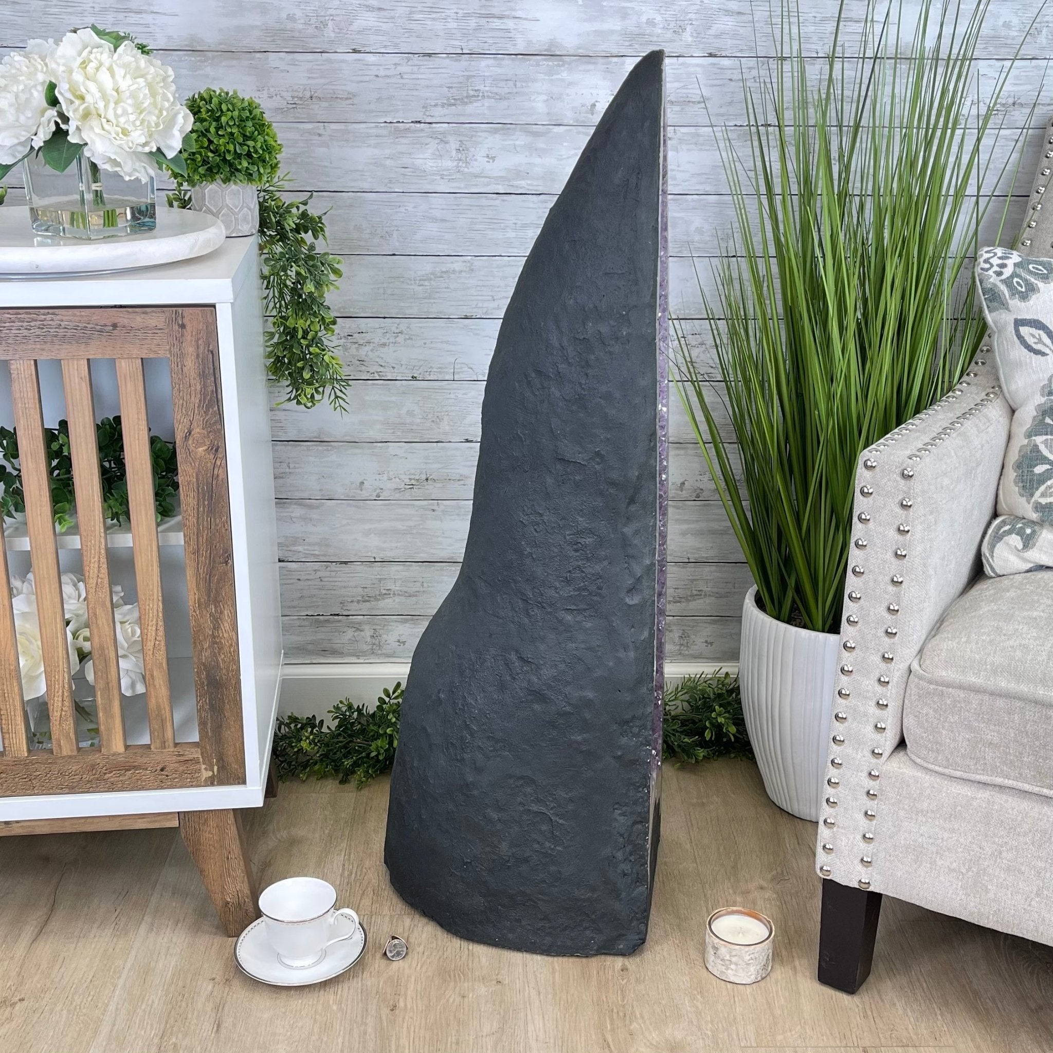 Large Standard Plus Quality Brazilian Amethyst Cathedral, 204 lbs & 39.9" Tall #5601-1180 by Brazil Gems - Brazil GemsBrazil GemsLarge Standard Plus Quality Brazilian Amethyst Cathedral, 204 lbs & 39.9" Tall #5601-1180 by Brazil GemsCathedrals5601-1180