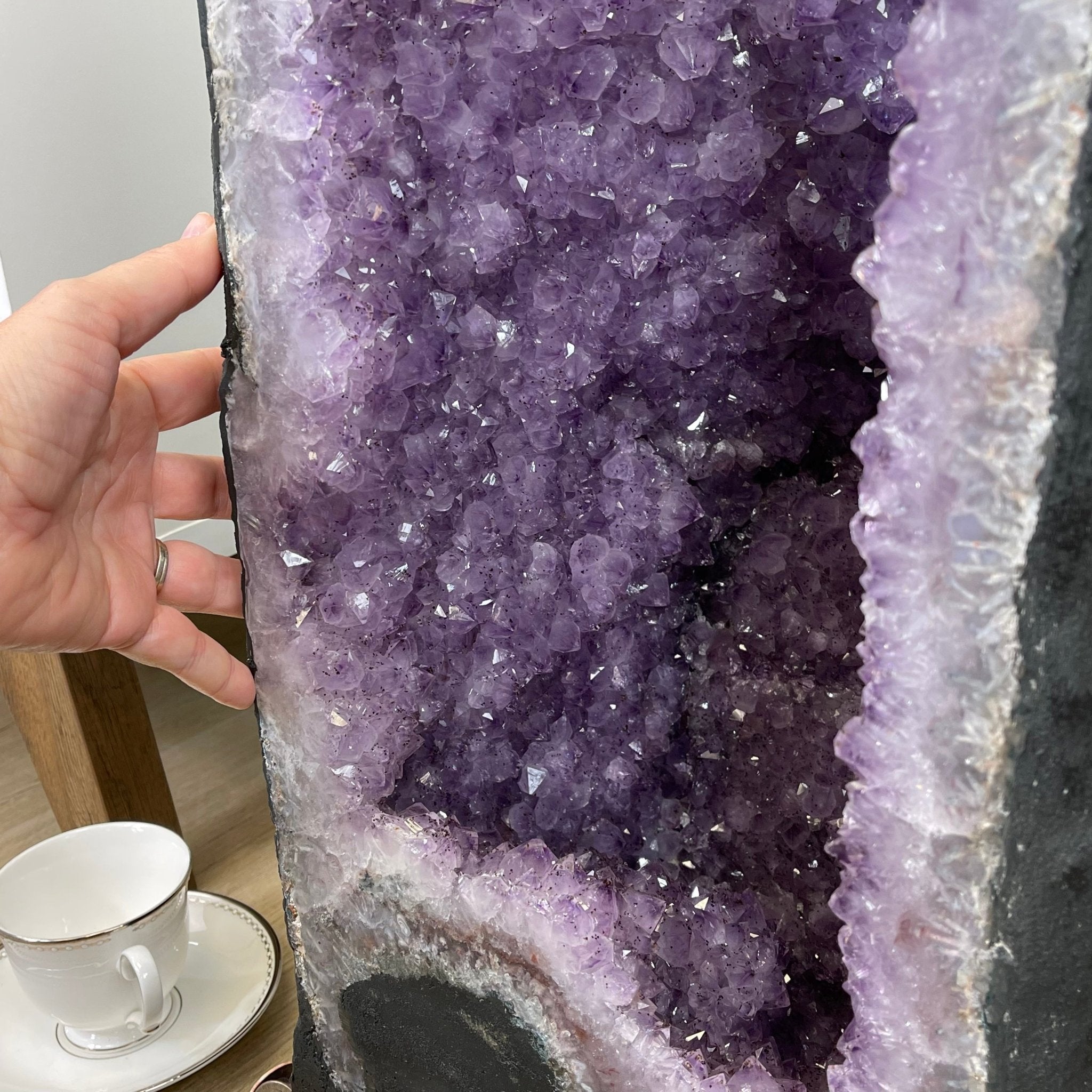 Large Standard Plus Quality Brazilian Amethyst Cathedral, 204 lbs & 39.9" Tall #5601-1180 by Brazil Gems - Brazil GemsBrazil GemsLarge Standard Plus Quality Brazilian Amethyst Cathedral, 204 lbs & 39.9" Tall #5601-1180 by Brazil GemsCathedrals5601-1180