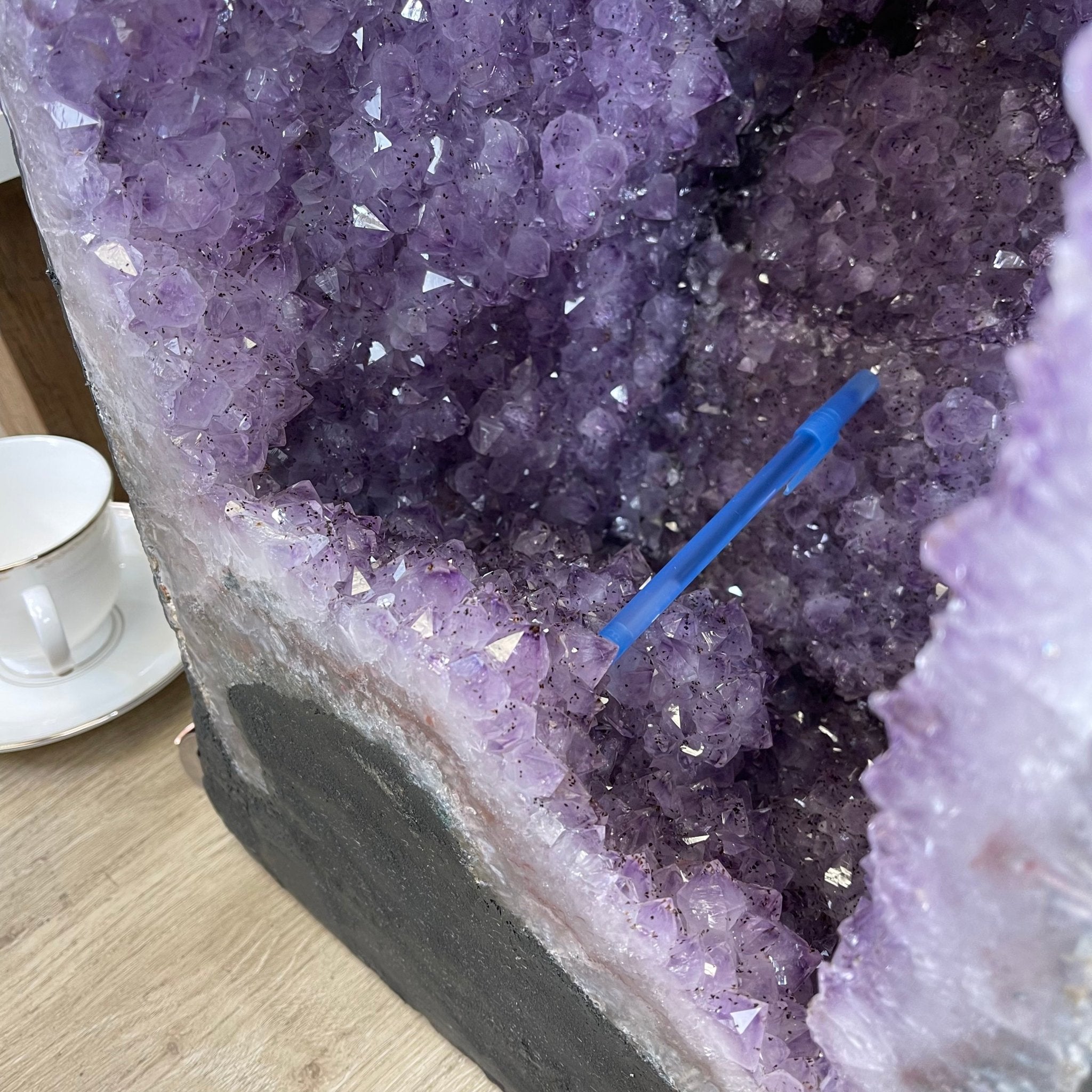 Large Standard Plus Quality Brazilian Amethyst Cathedral, 204 lbs & 39.9" Tall #5601-1180 by Brazil Gems - Brazil GemsBrazil GemsLarge Standard Plus Quality Brazilian Amethyst Cathedral, 204 lbs & 39.9" Tall #5601-1180 by Brazil GemsCathedrals5601-1180