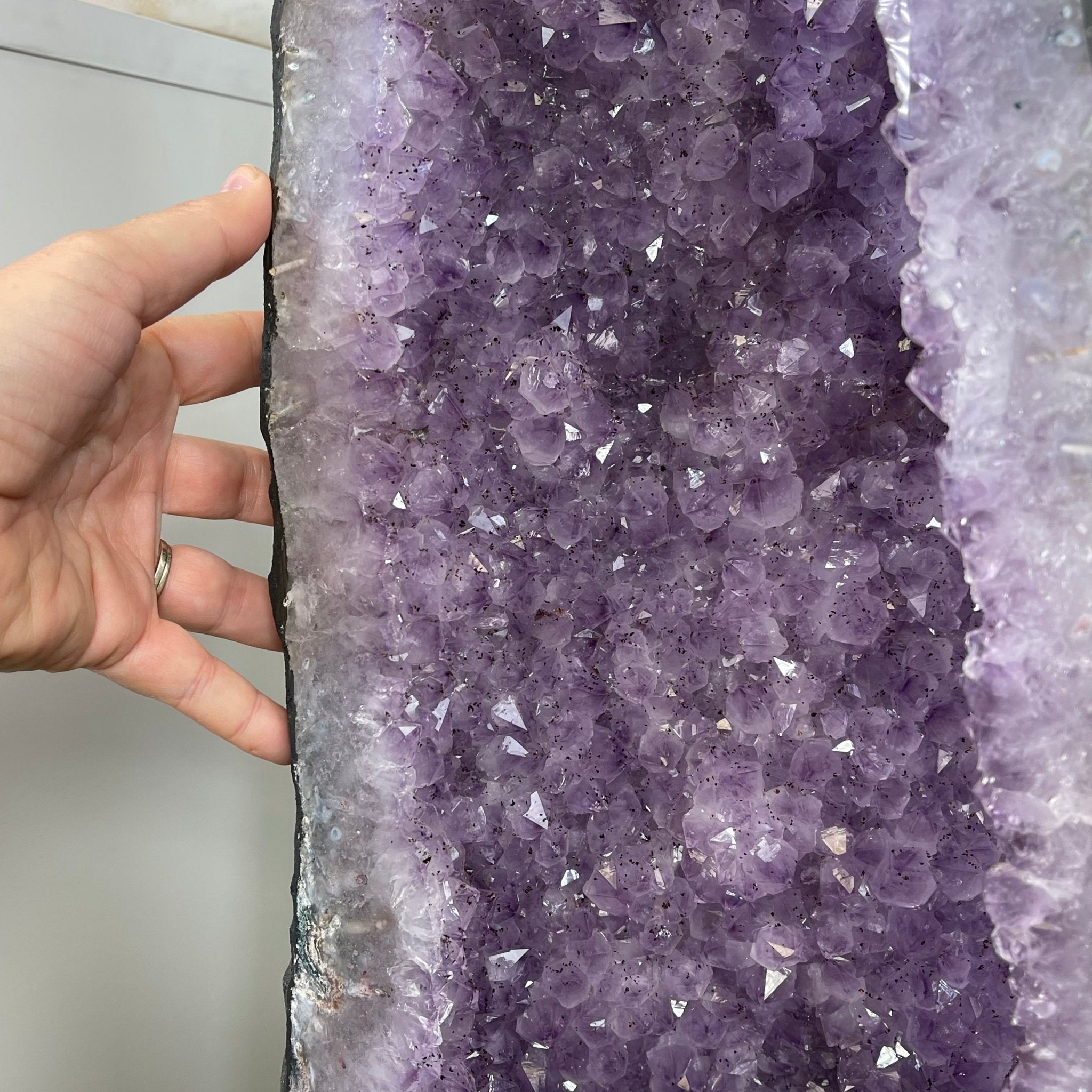 Large Standard Plus Quality Brazilian Amethyst Cathedral, 204 lbs & 39.9" Tall #5601-1180 by Brazil Gems - Brazil GemsBrazil GemsLarge Standard Plus Quality Brazilian Amethyst Cathedral, 204 lbs & 39.9" Tall #5601-1180 by Brazil GemsCathedrals5601-1180
