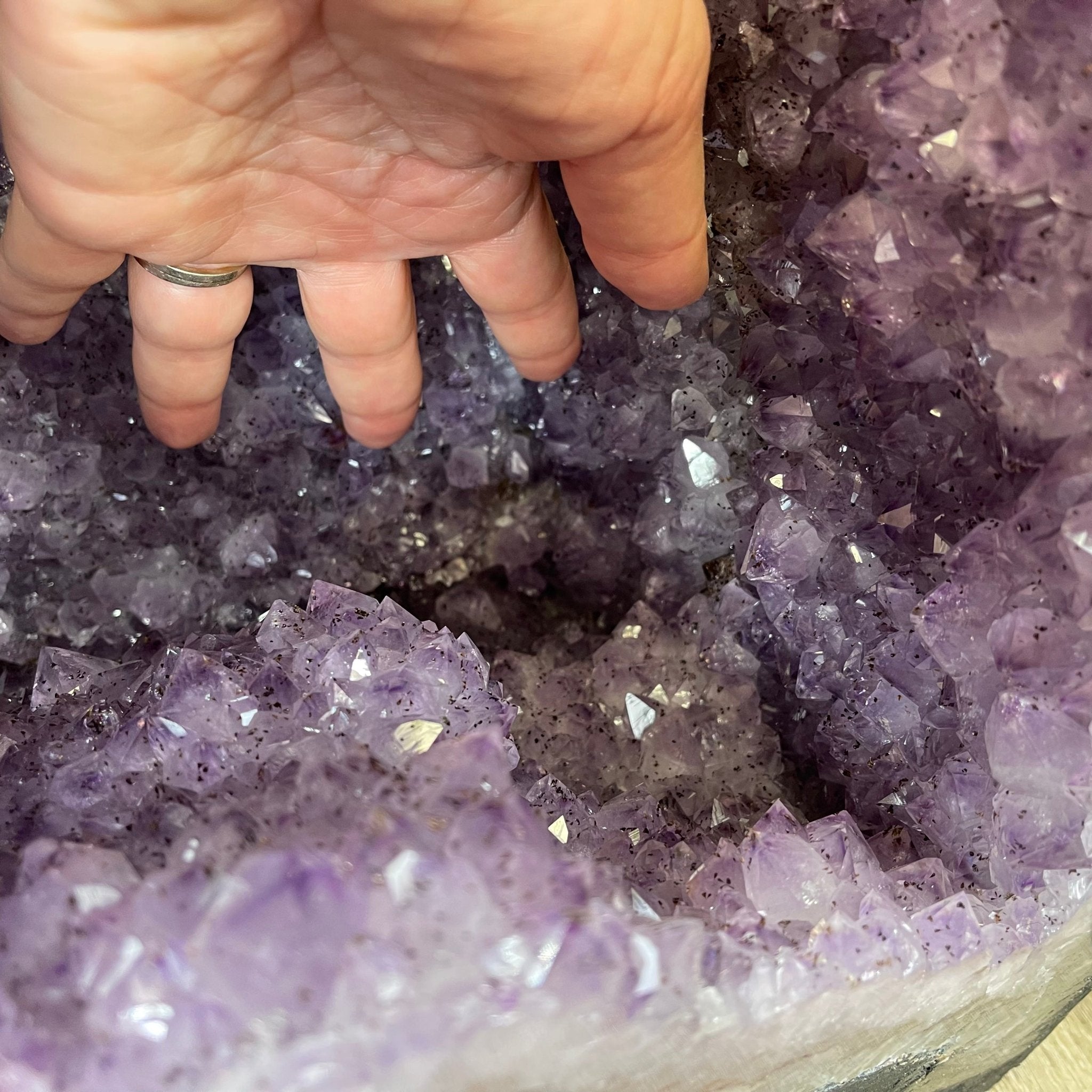 Large Standard Plus Quality Brazilian Amethyst Cathedral, 204 lbs & 39.9" Tall #5601-1180 by Brazil Gems - Brazil GemsBrazil GemsLarge Standard Plus Quality Brazilian Amethyst Cathedral, 204 lbs & 39.9" Tall #5601-1180 by Brazil GemsCathedrals5601-1180