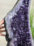Large Super Quality Amethyst Cluster on Metal Stand, 227.1 lbs & 56.4" Tall #5491 - 0024 - Brazil GemsBrazil GemsLarge Super Quality Amethyst Cluster on Metal Stand, 227.1 lbs & 56.4" Tall #5491 - 0024Clusters on Fixed Bases5491 - 0024