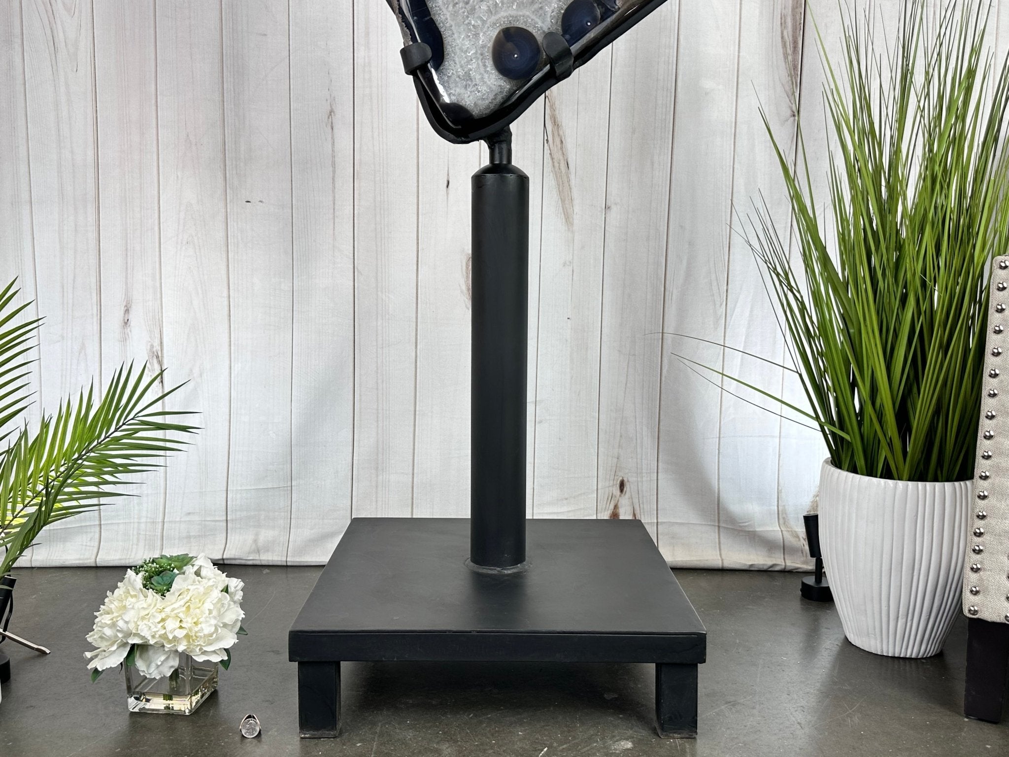 Large Super Quality Amethyst Portal, Rotating Stand, 381 lbs & 83" Tall #5604-0131 - Brazil GemsBrazil GemsLarge Super Quality Amethyst Portal, Rotating Stand, 381 lbs & 83" Tall #5604-0131Portals on Rotating Bases5604-0131