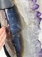 Large Super Quality Amethyst Portal, Rotating Stand, 381 lbs & 83" Tall #5604-0131 - Brazil GemsBrazil GemsLarge Super Quality Amethyst Portal, Rotating Stand, 381 lbs & 83" Tall #5604-0131Portals on Rotating Bases5604-0131