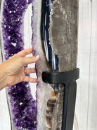 Large Super Quality Amethyst Portal, Rotating Stand, 381 lbs & 83" Tall #5604-0131 - Brazil GemsBrazil GemsLarge Super Quality Amethyst Portal, Rotating Stand, 381 lbs & 83" Tall #5604-0131Portals on Rotating Bases5604-0131