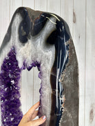Large Super Quality Amethyst Portal, Rotating Stand, 381 lbs & 83" Tall #5604-0131 - Brazil GemsBrazil GemsLarge Super Quality Amethyst Portal, Rotating Stand, 381 lbs & 83" Tall #5604-0131Portals on Rotating Bases5604-0131