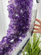Large Super Quality Amethyst Portal, Rotating Stand, 381 lbs & 83" Tall #5604-0131 - Brazil GemsBrazil GemsLarge Super Quality Amethyst Portal, Rotating Stand, 381 lbs & 83" Tall #5604-0131Portals on Rotating Bases5604-0131