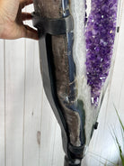 Large Super Quality Amethyst Portal, Rotating Stand, 381 lbs & 83" Tall #5604-0131 - Brazil GemsBrazil GemsLarge Super Quality Amethyst Portal, Rotating Stand, 381 lbs & 83" Tall #5604-0131Portals on Rotating Bases5604-0131